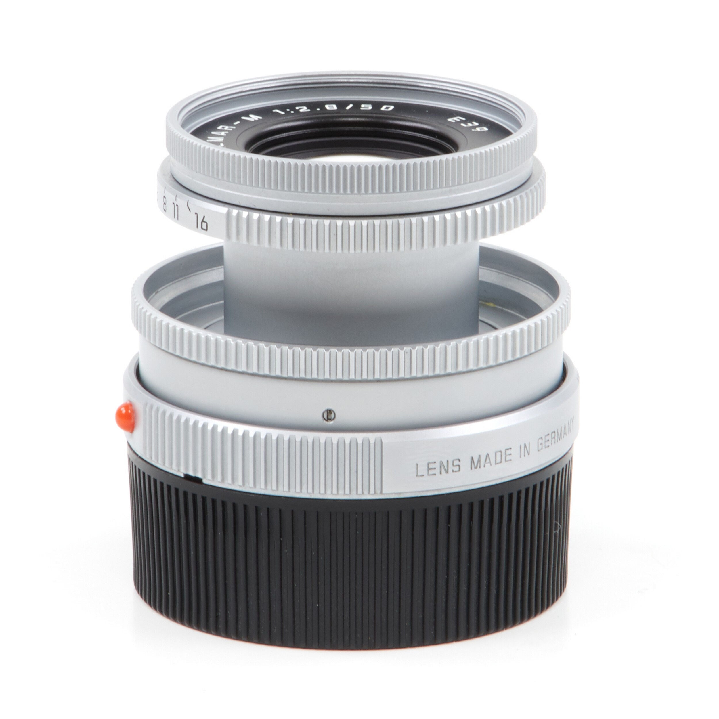 Leica 50mm f2.8 Elmar-M Chroom 6-Bit + Doos