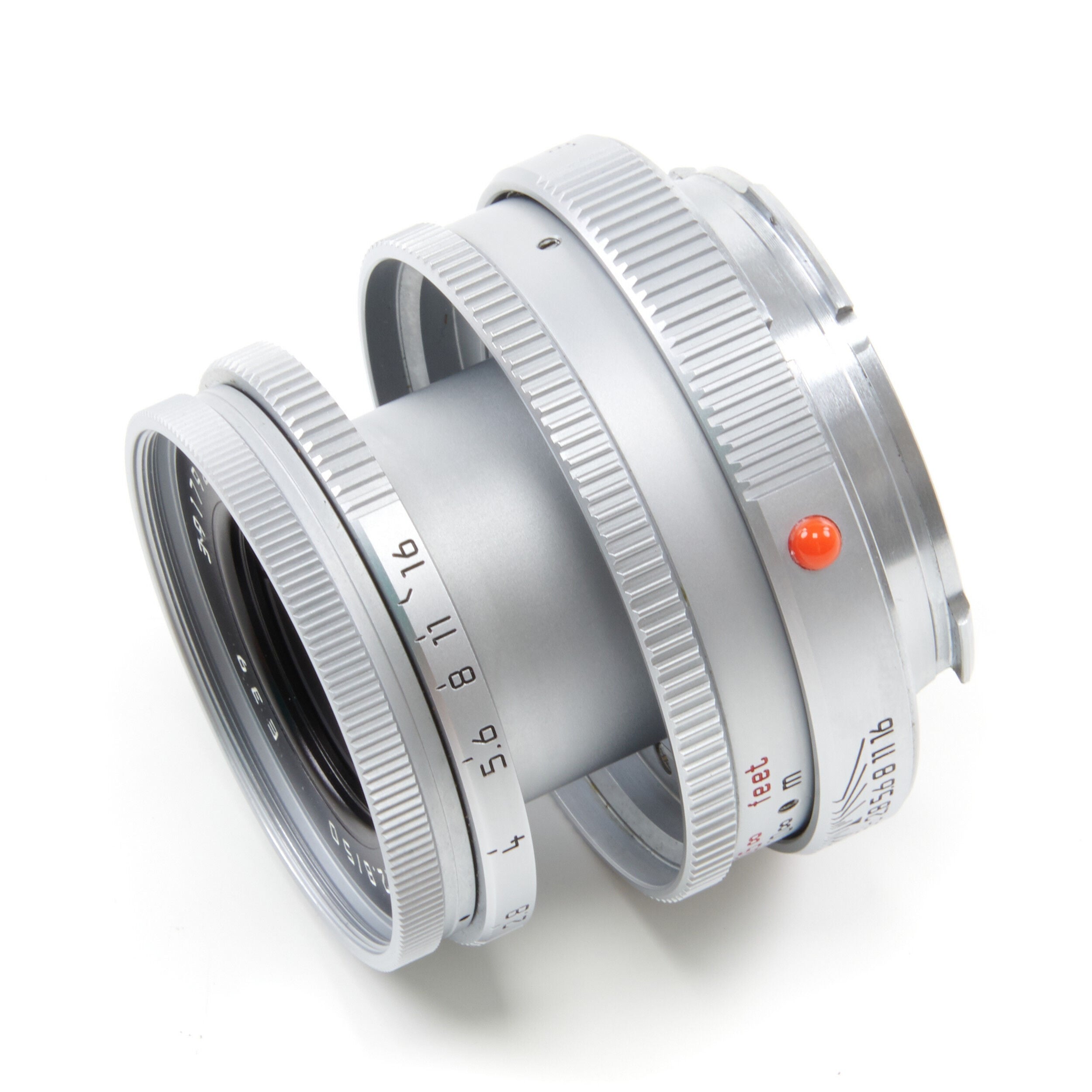 Leica 50mm f2.8 Elmar-M Chroom 6-Bit + Doos