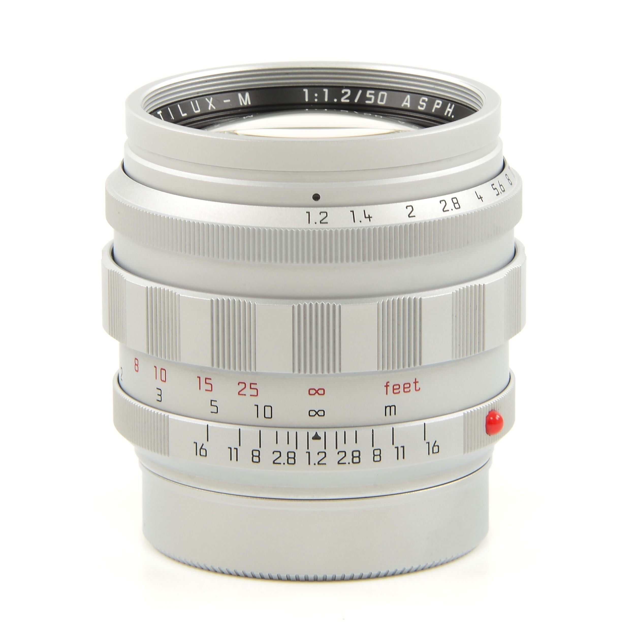 Leica 50mm f1.2 Noctilux-M ASPH Chroom + Verkeerd Type Doos Met Matching Nummer!!!