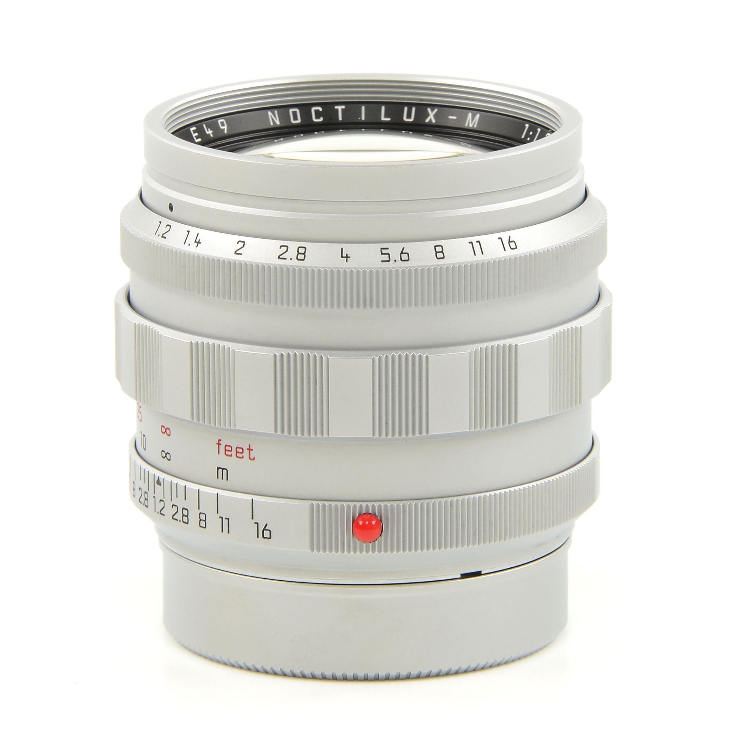 Leica 50mm f1.2 Noctilux-M ASPH Chroom + Verkeerd Type Doos Met Matching Nummer!!!