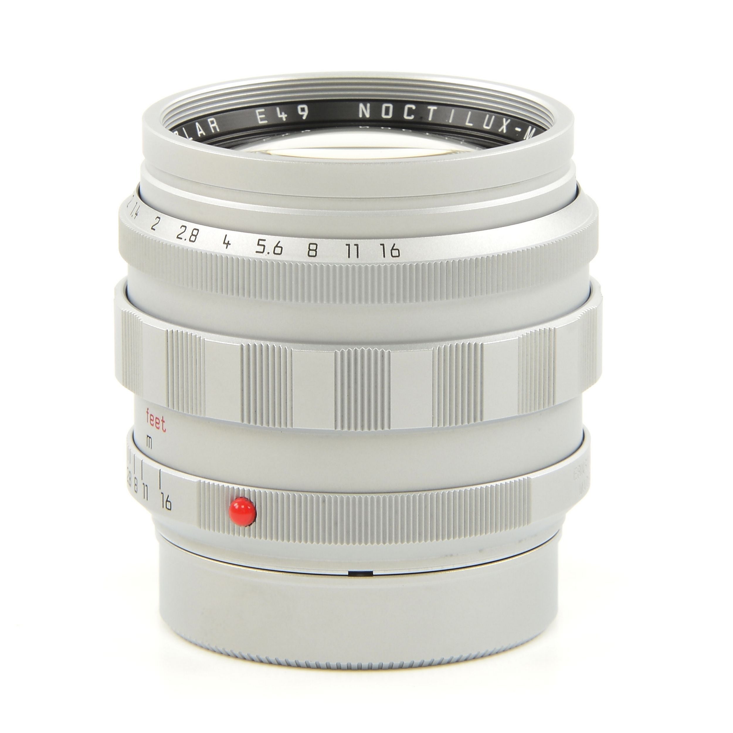 Leica 50mm f1.2 Noctilux-M ASPH Chroom + Verkeerd Type Doos Met Matching Nummer!!!
