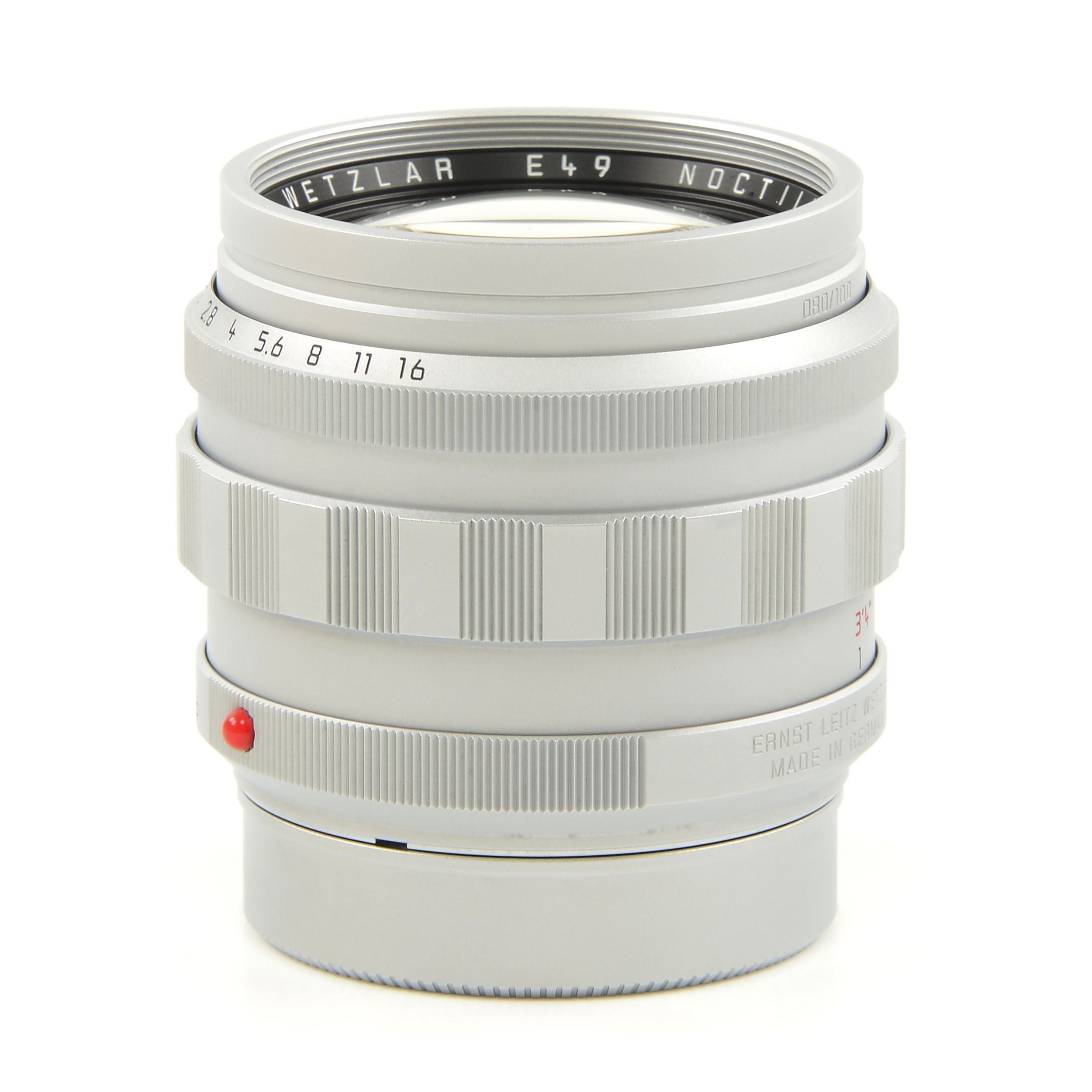Leica 50mm f1.2 Noctilux-M ASPH Chroom + Verkeerd Type Doos Met Matching Nummer!!!