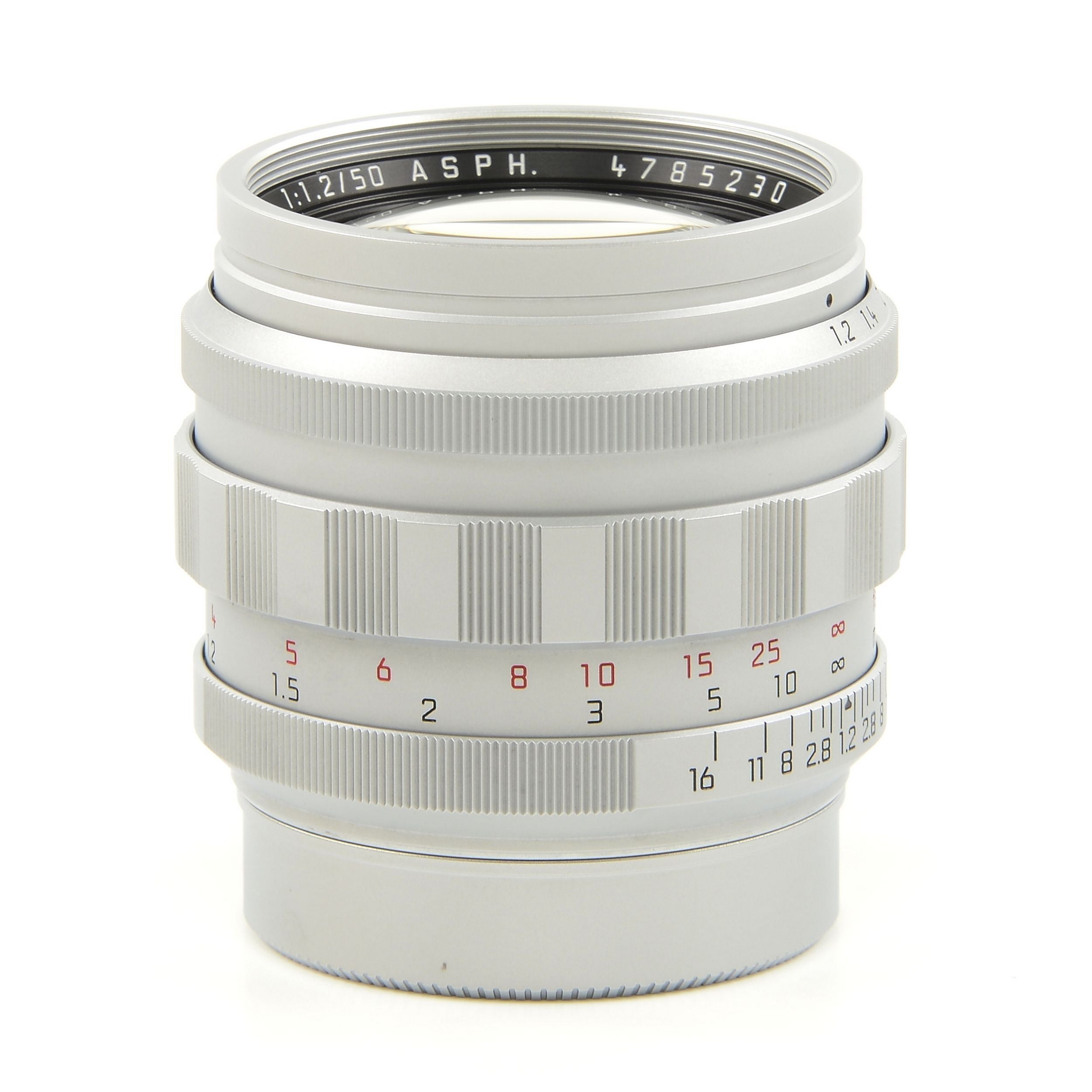 Leica 50mm f1.2 Noctilux-M ASPH Chroom + Verkeerd Type Doos Met Matching Nummer!!!
