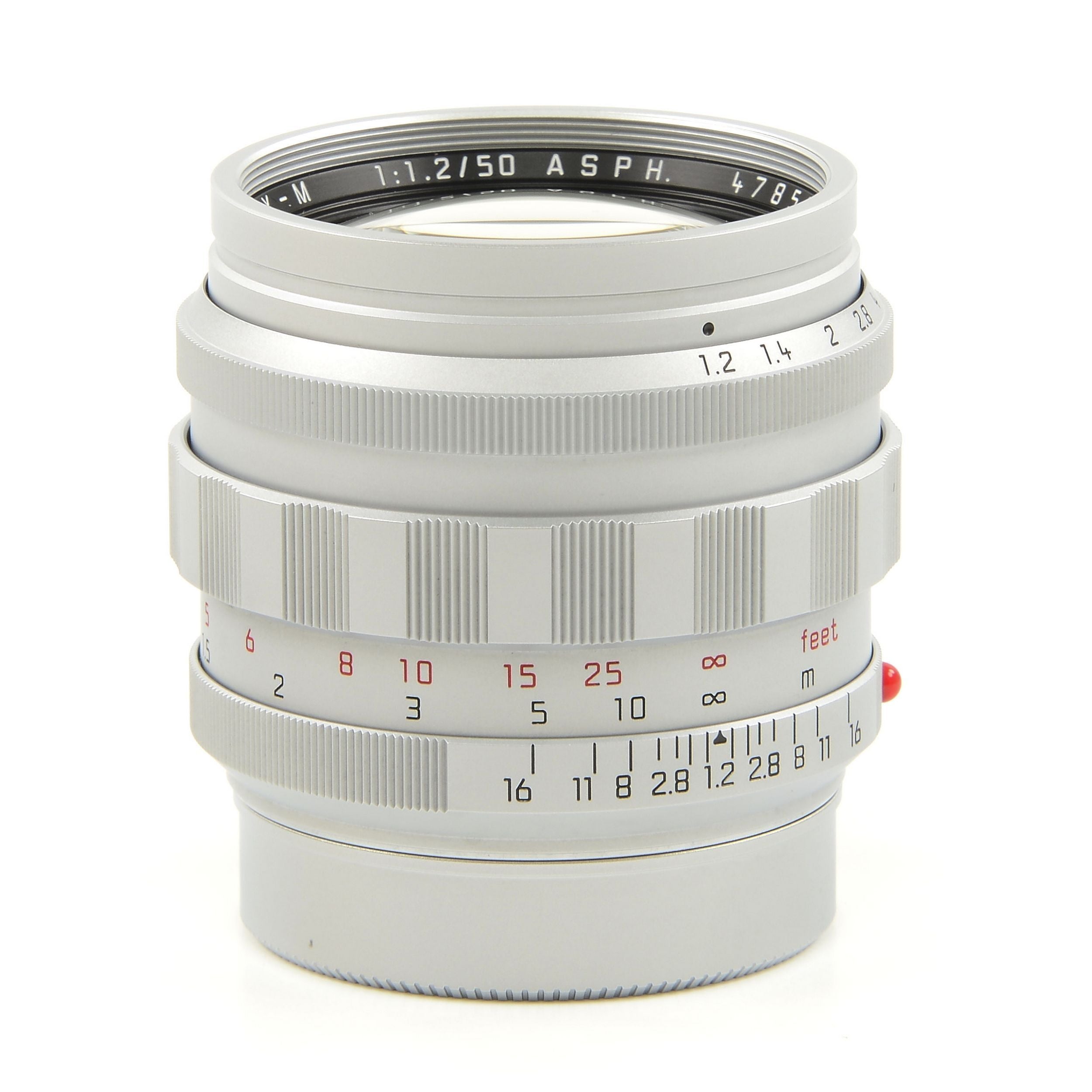 Leica 50mm f1.2 Noctilux-M ASPH Chroom + Verkeerd Type Doos Met Matching Nummer!!!