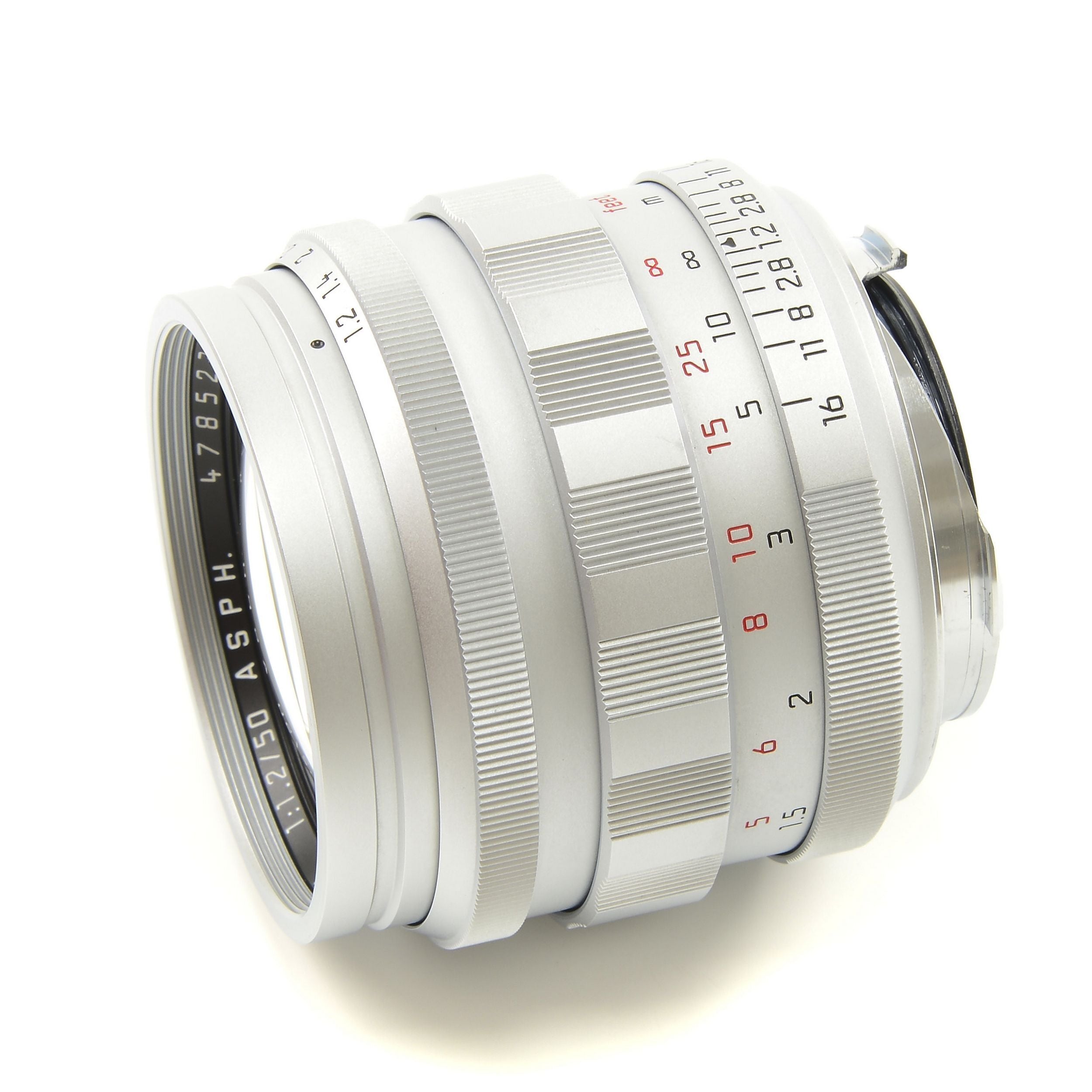 Leica 50mm f1.2 Noctilux-M ASPH Chroom + Verkeerd Type Doos Met Matching Nummer!!!