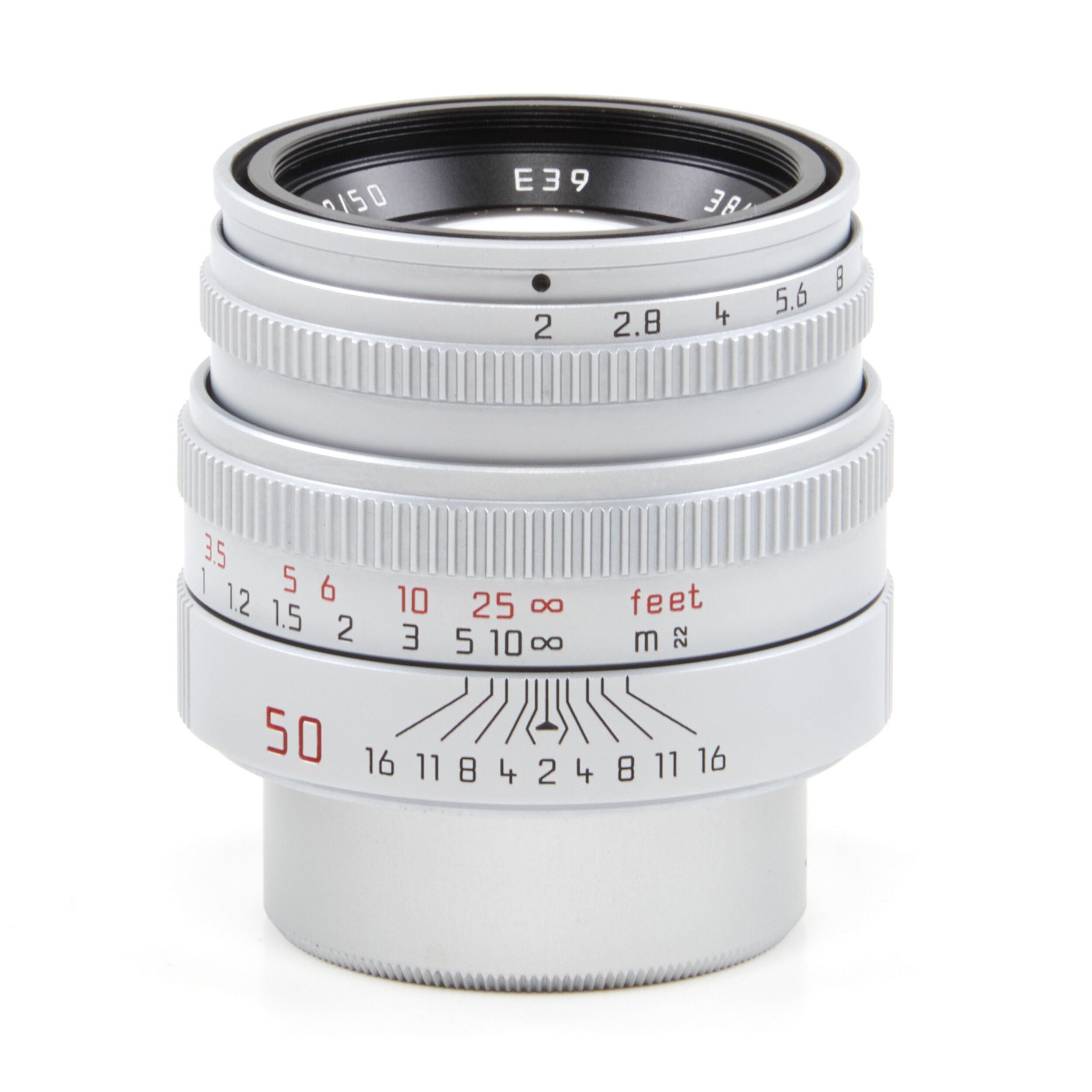 Leica 50mm f2 Summicron-M M39 + Doos