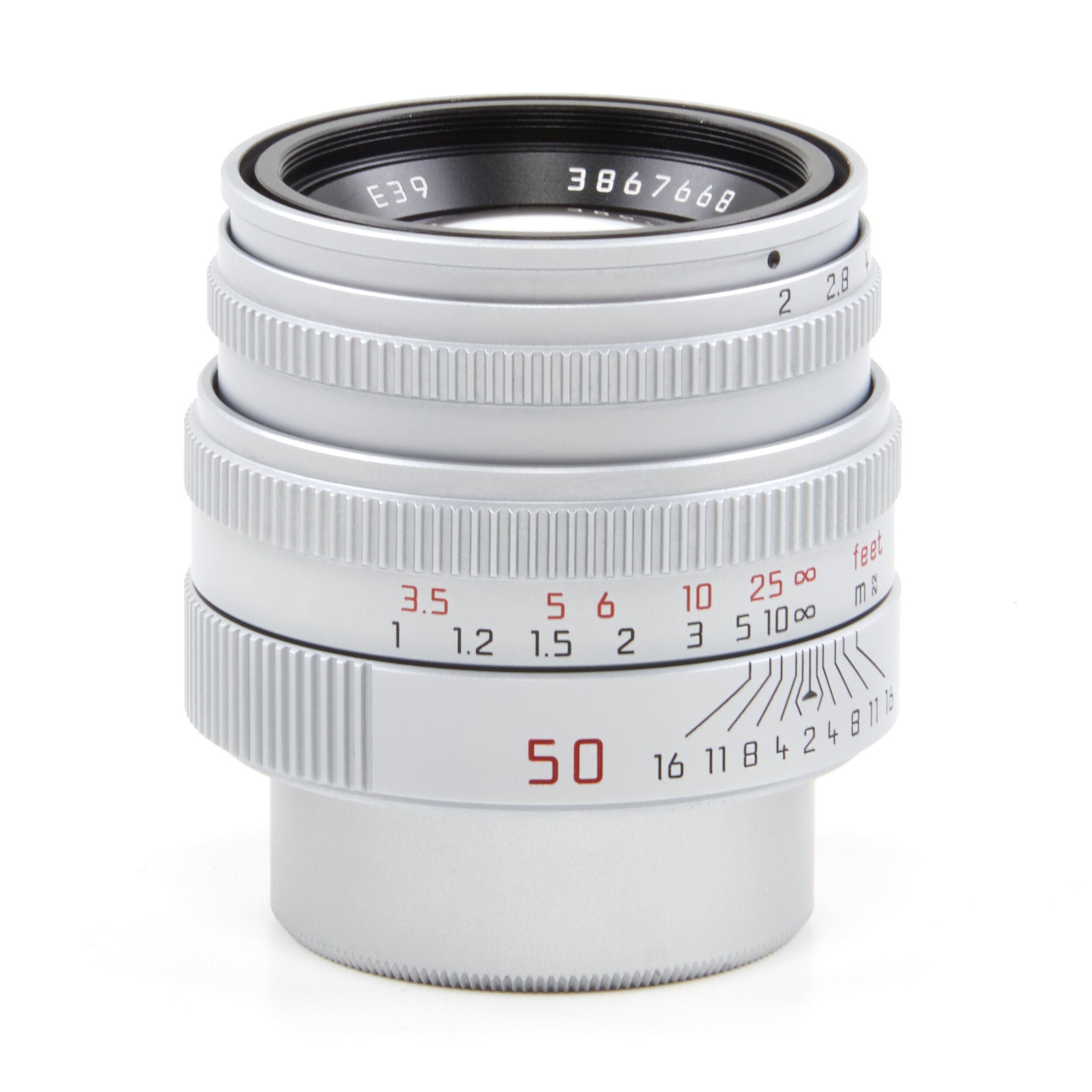 Leica 50mm f2 Summicron-M M39 + Doos