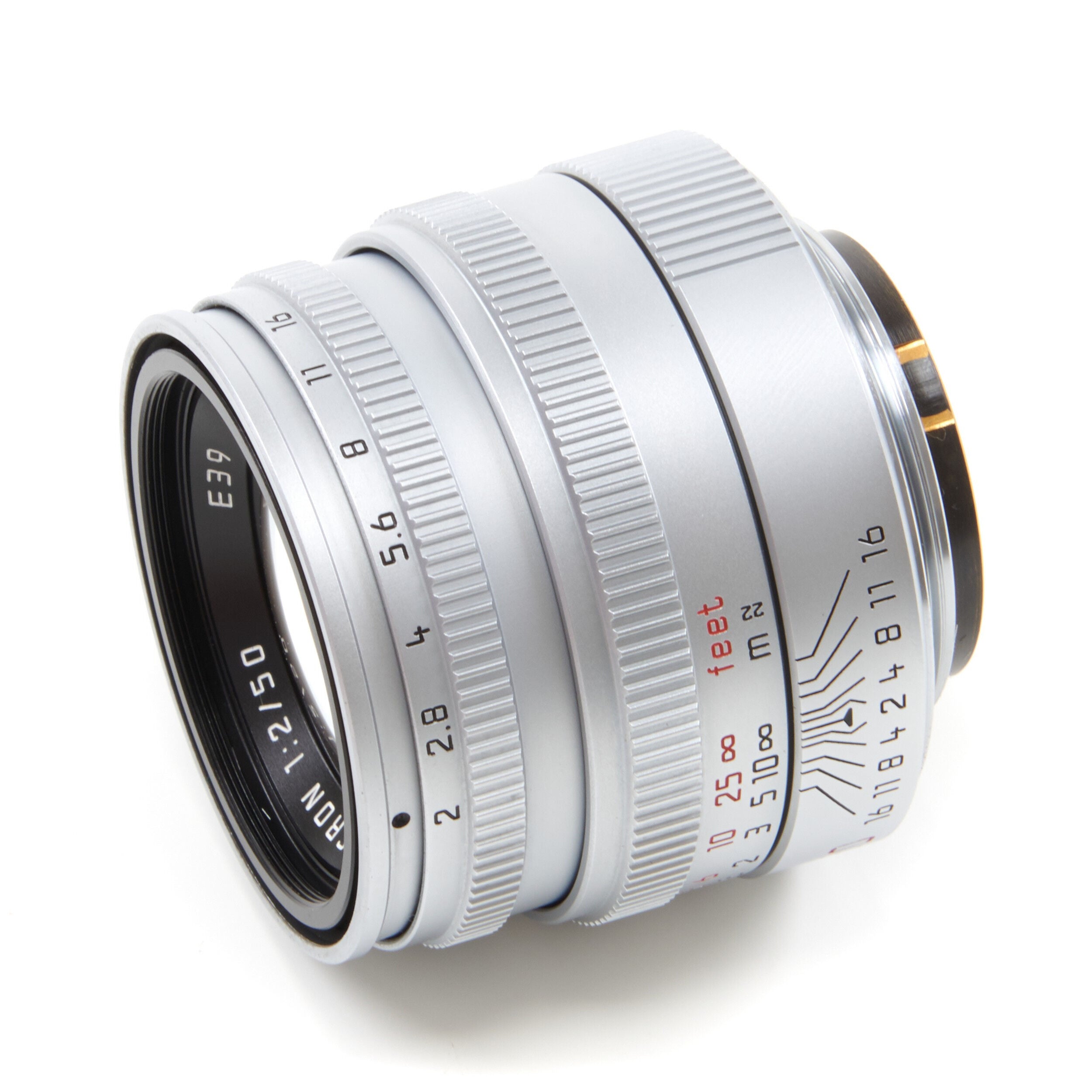 Leica 50mm f2 Summicron-M M39 + Doos