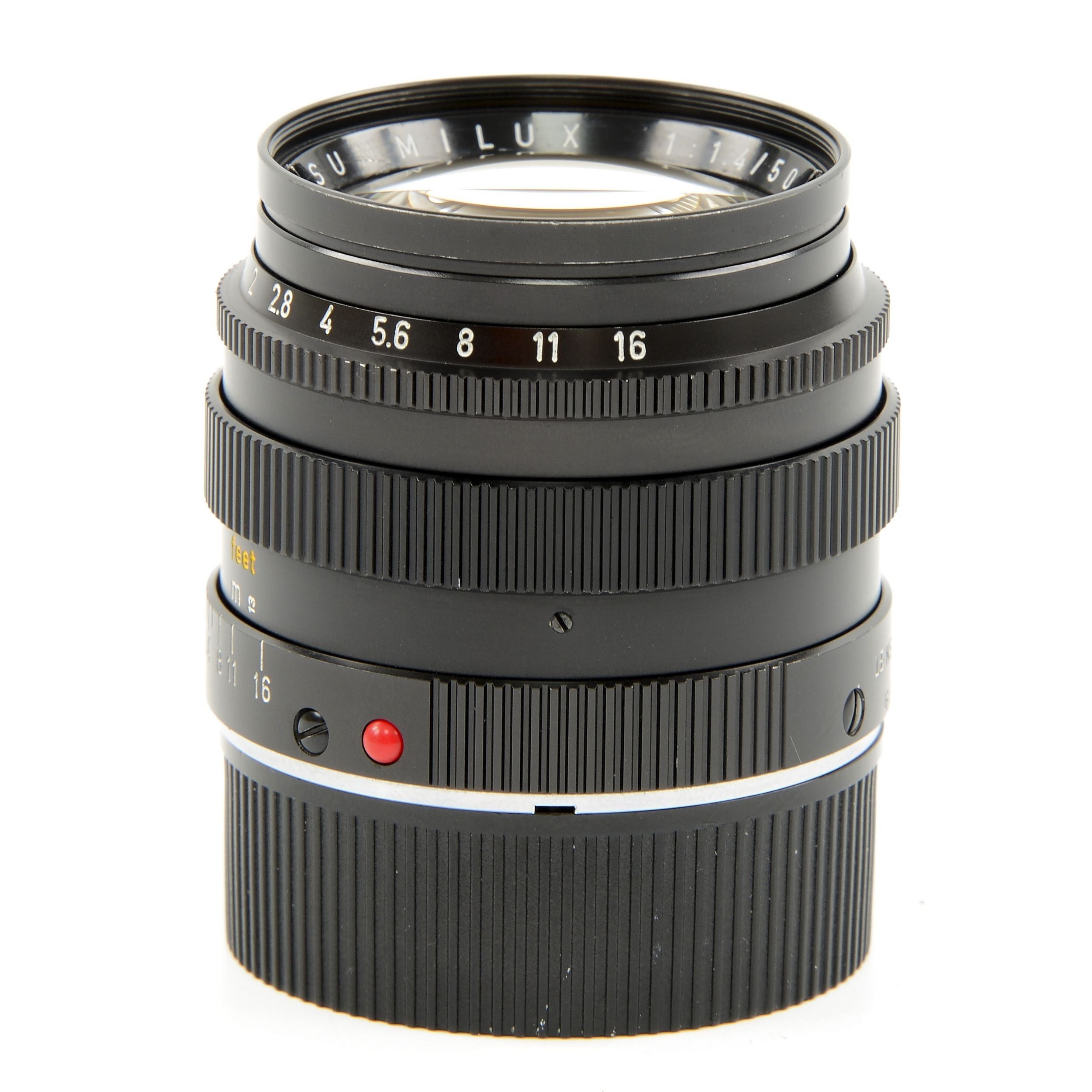 Leitz 50mm f1.4 Summilux Zwart