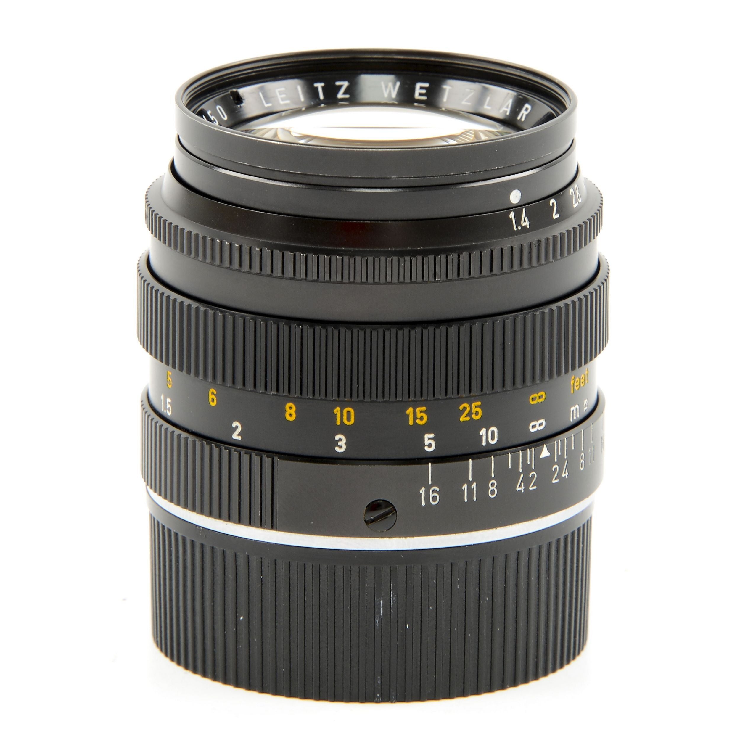 Leitz 50mm f1.4 Summilux Zwart