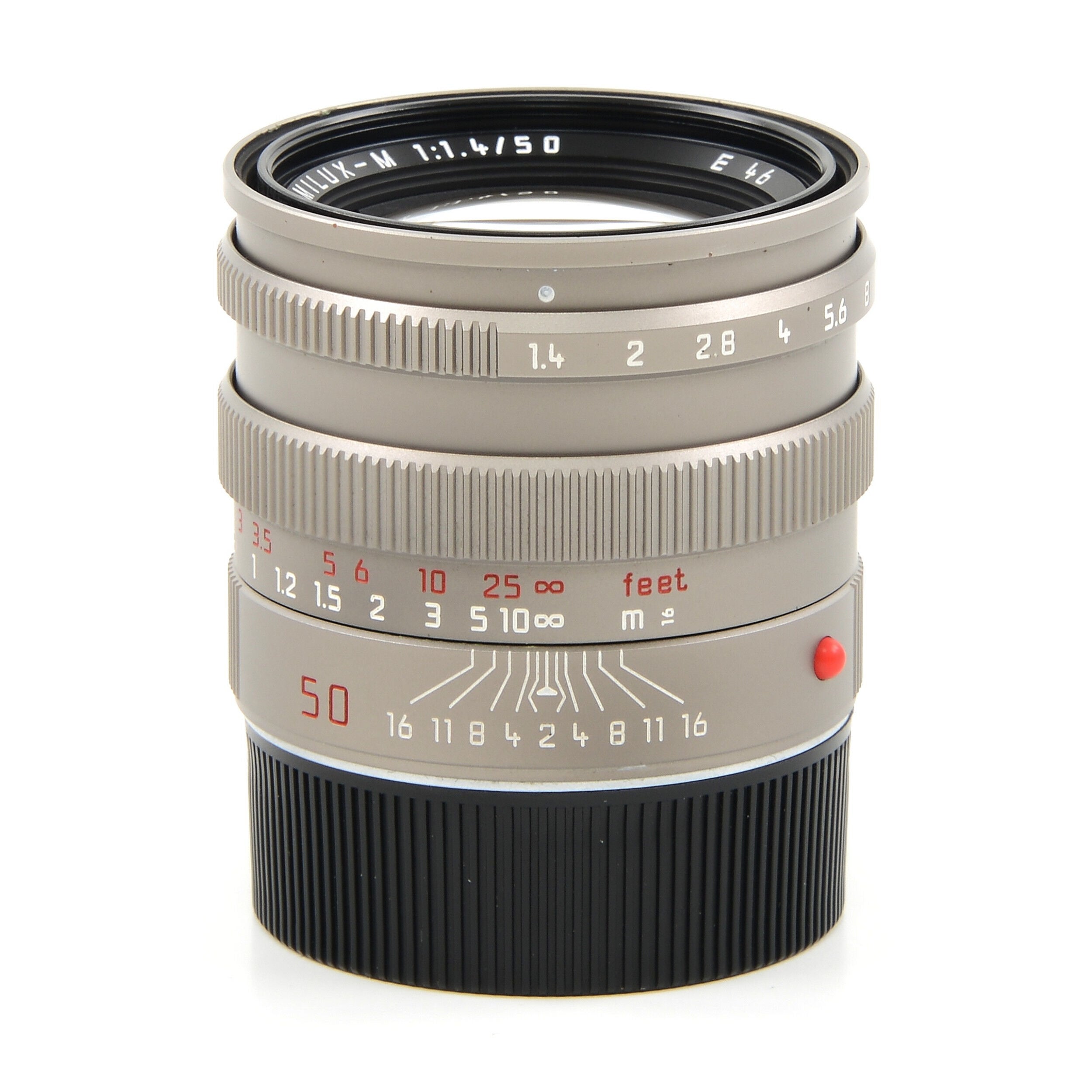 Leica 50mm f1.4 Summilux-M Titanium + Doos