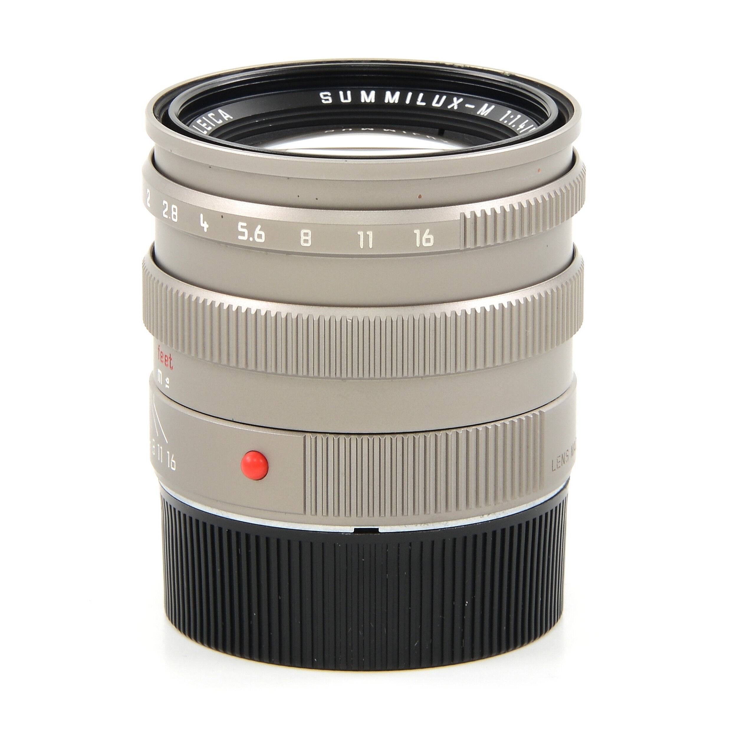 Leica 50mm f1.4 Summilux-M Titanium + Doos
