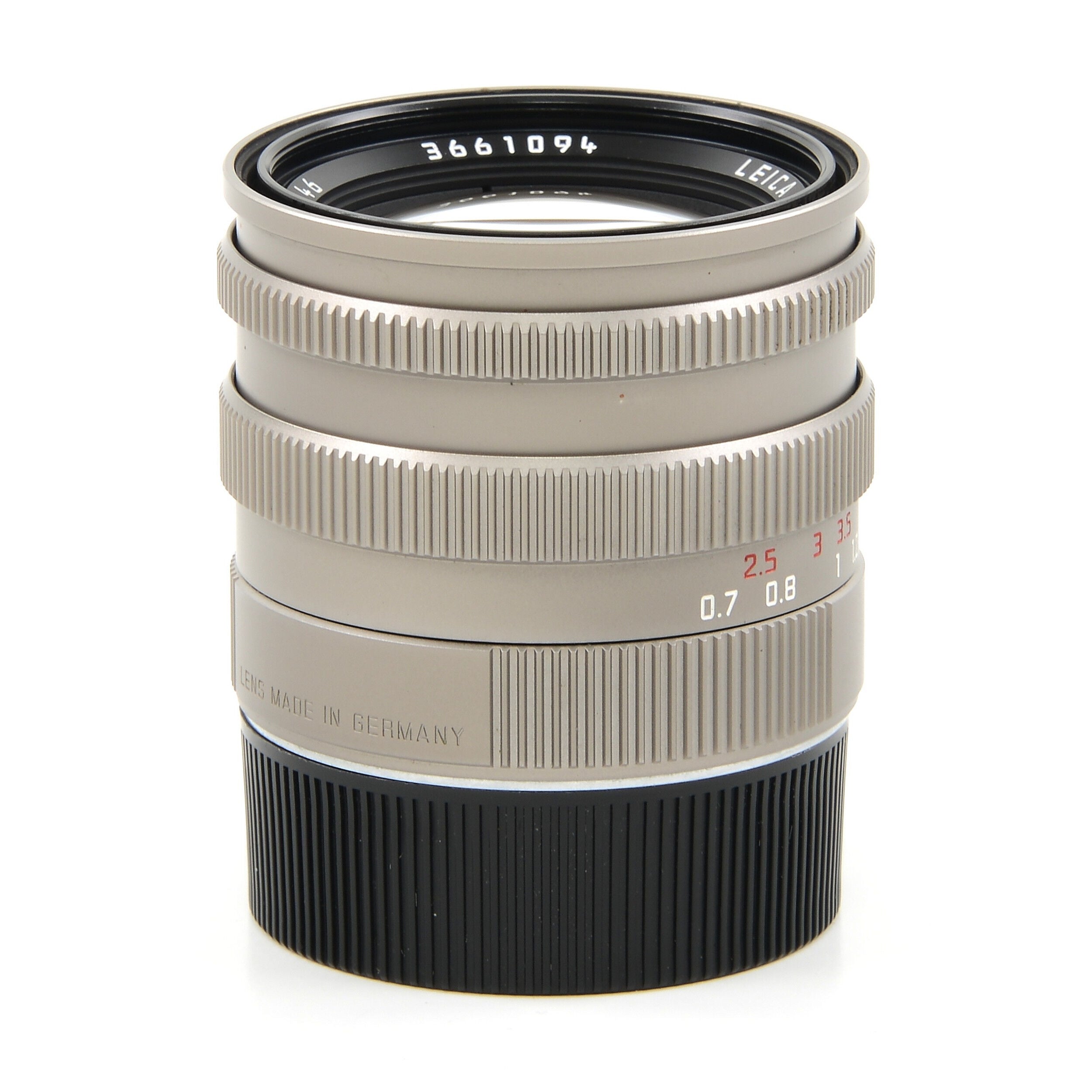 Leica 50mm f1.4 Summilux-M Titanium + Doos