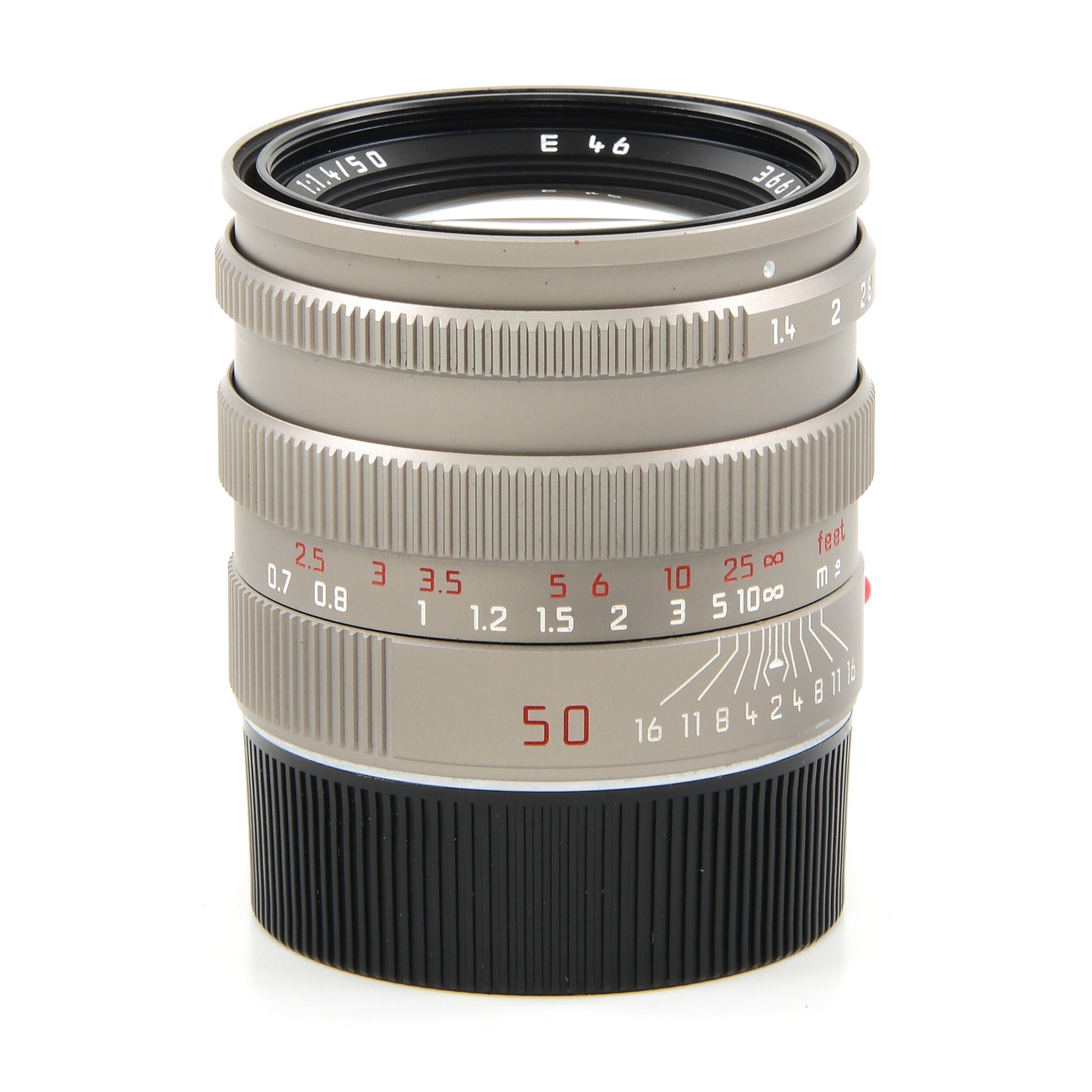 Leica 50mm f1.4 Summilux-M Titanium + Doos