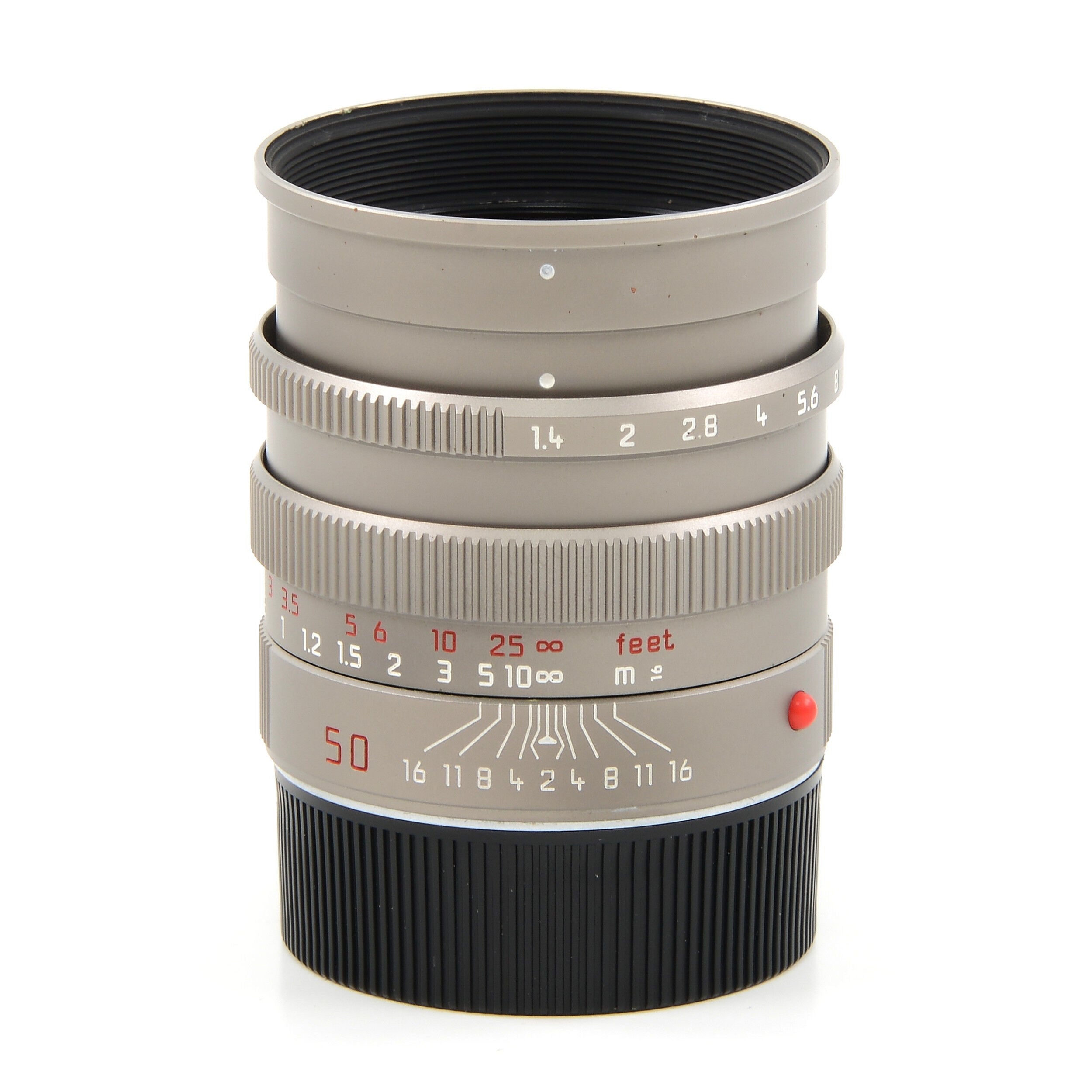 Leica 50mm f1.4 Summilux-M Titanium + Doos
