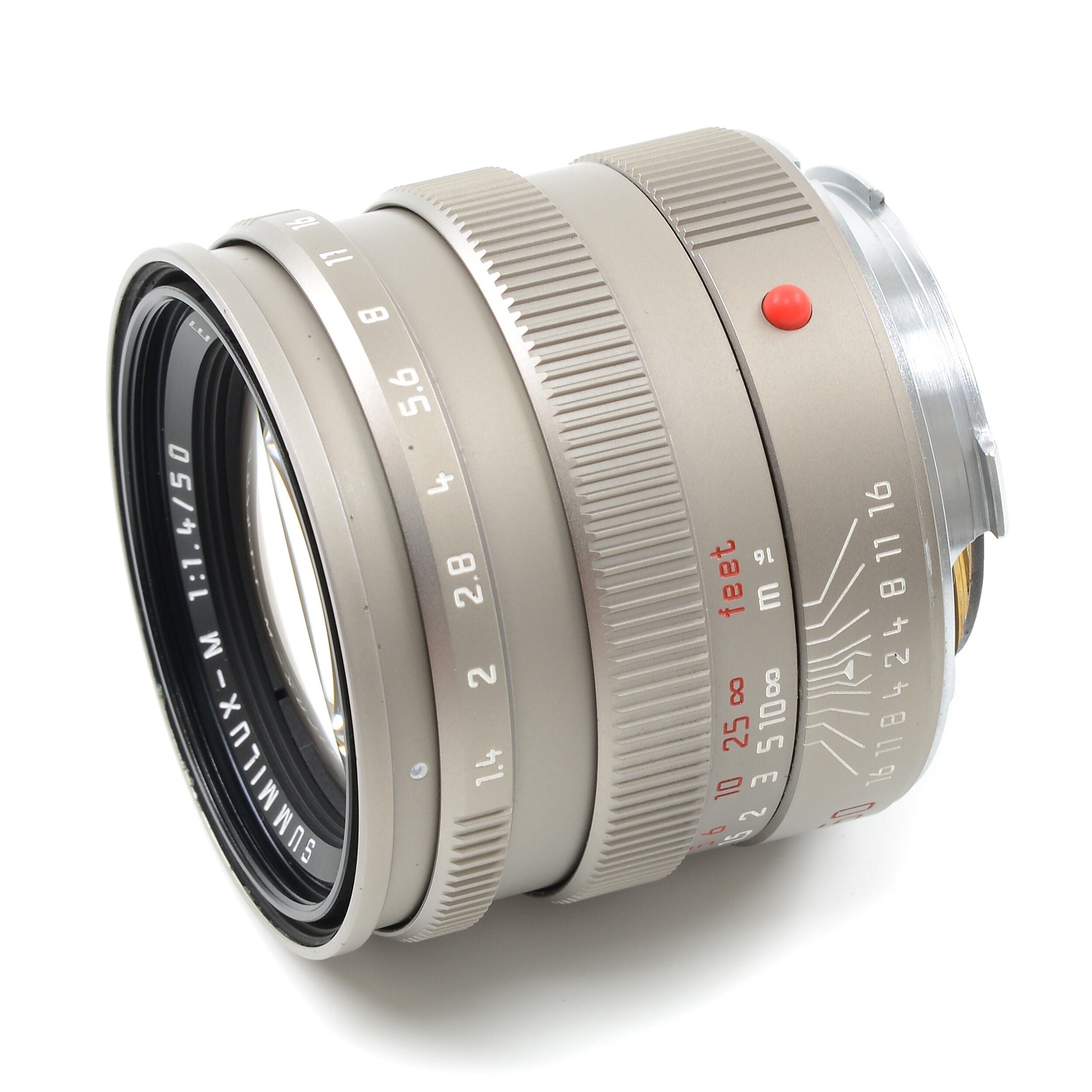 Leica 50mm f1.4 Summilux-M Titanium + Doos