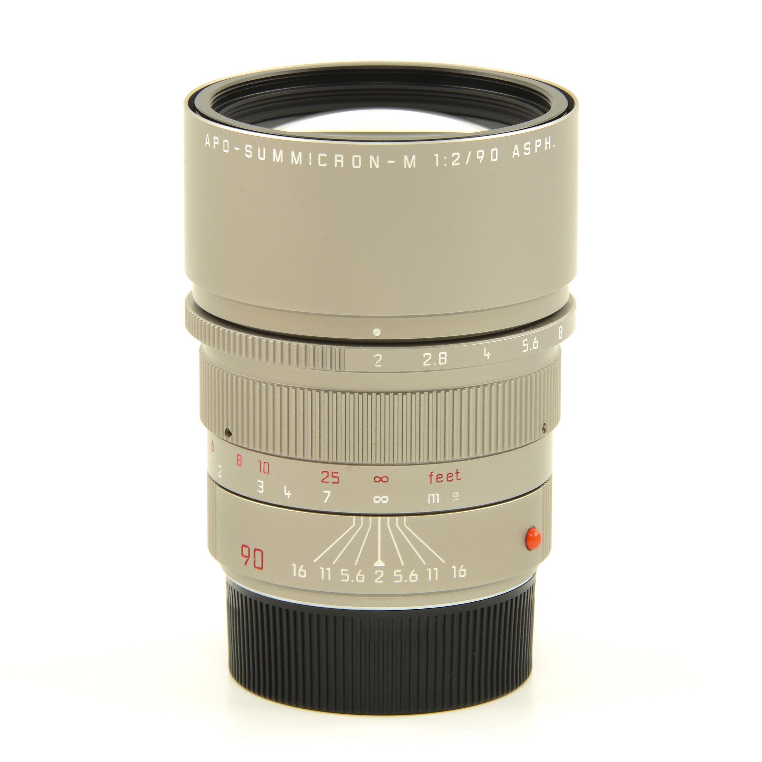 Leica 90mm f2 APO-Summicron-M ASPH Titanium + Doos