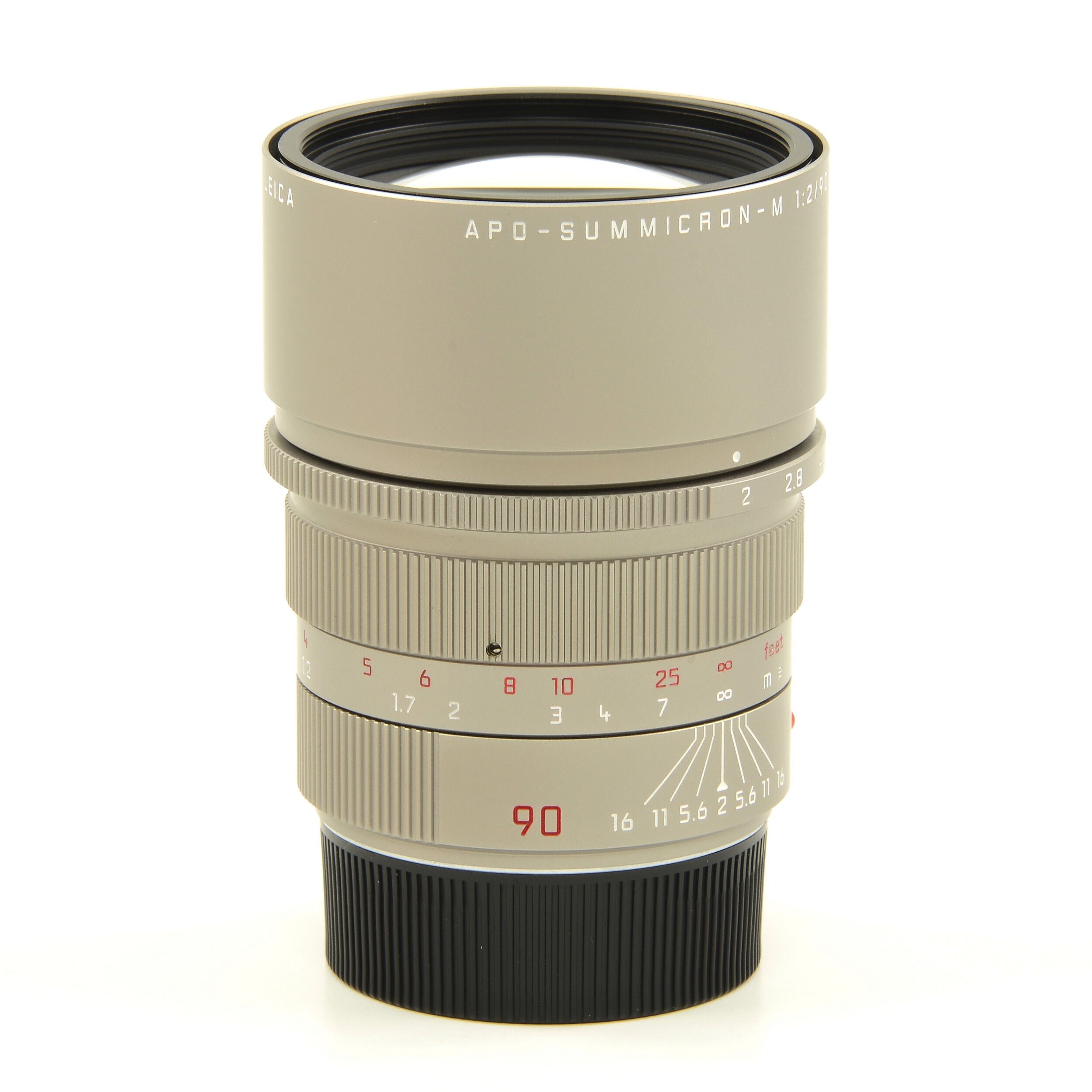 Leica 90mm f2 APO-Summicron-M ASPH Titanium + Doos