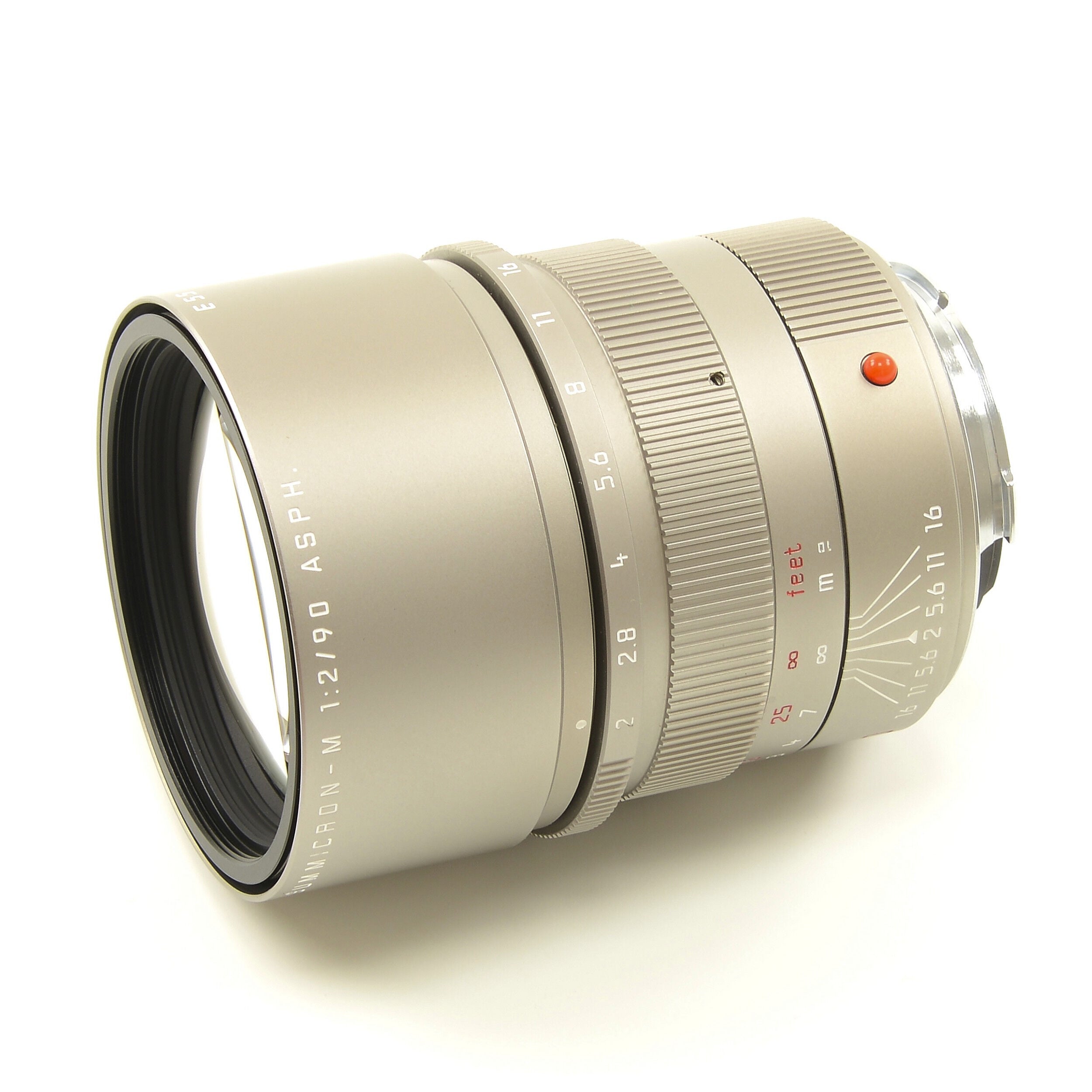 Leica 90mm f2 APO-Summicron-M ASPH Titanium + Doos