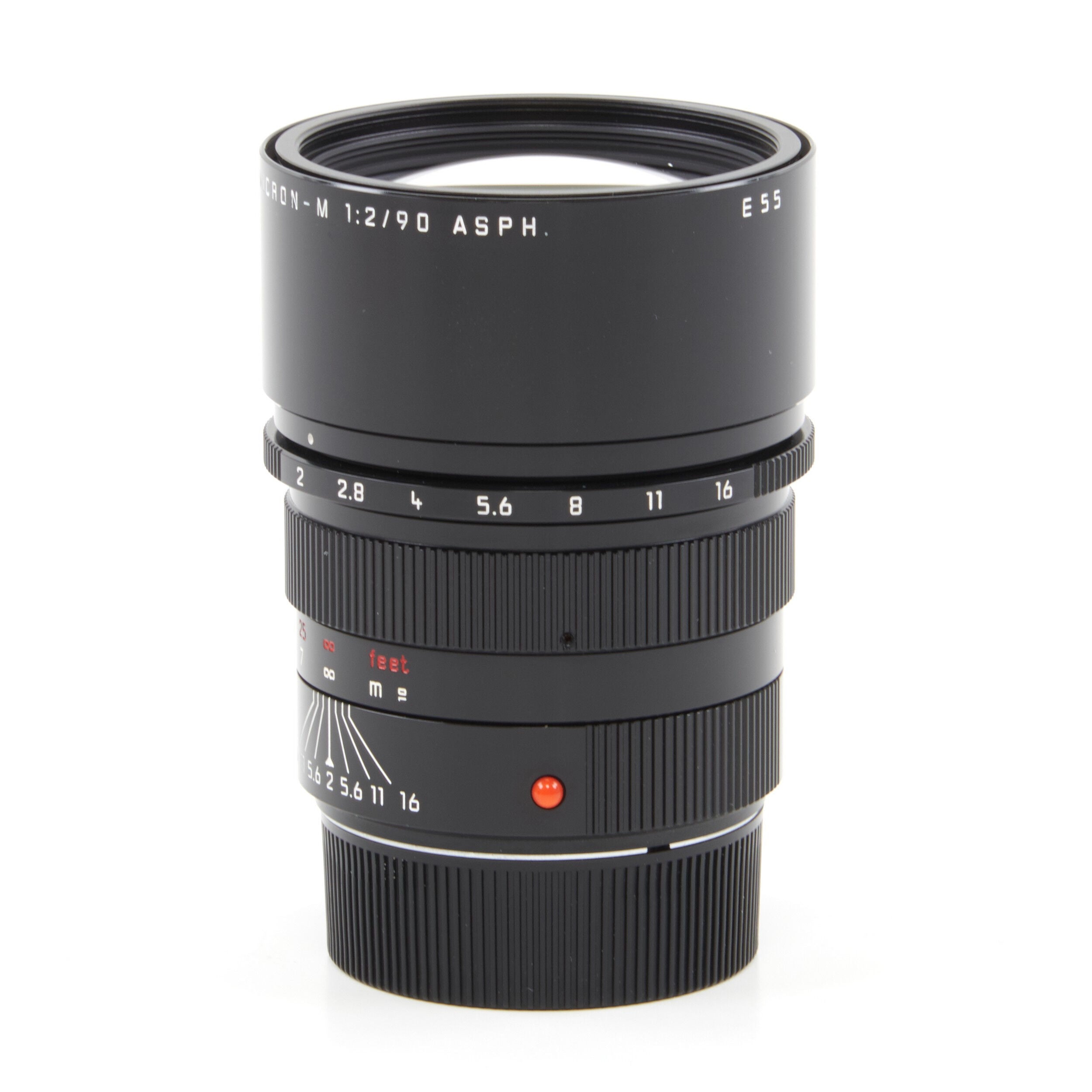 Leica 90mm f2 APO-Summicron-M ASPH Millennium Zwart Lak + Doos