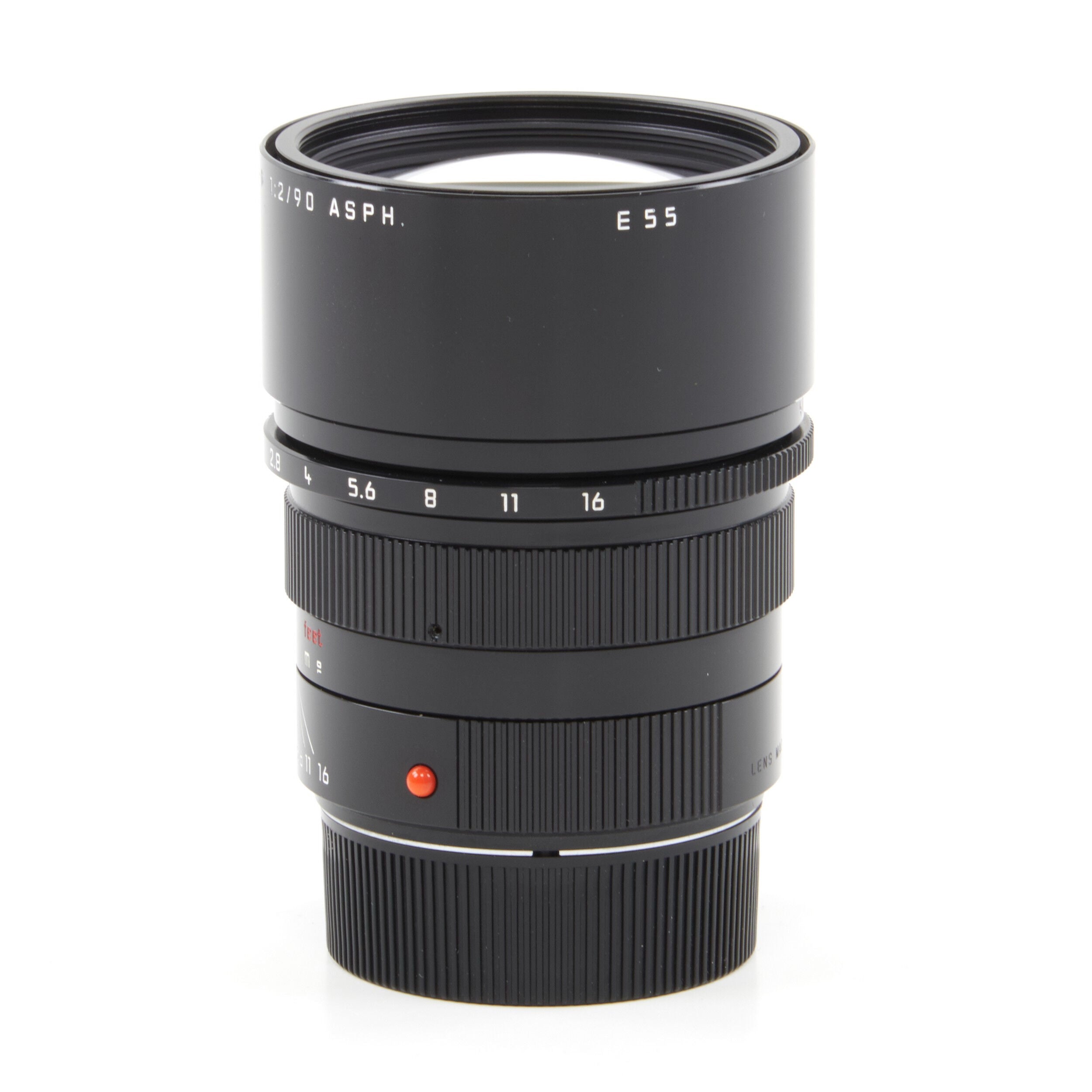 Leica 90mm f2 APO-Summicron-M ASPH Millennium Zwart Lak + Doos