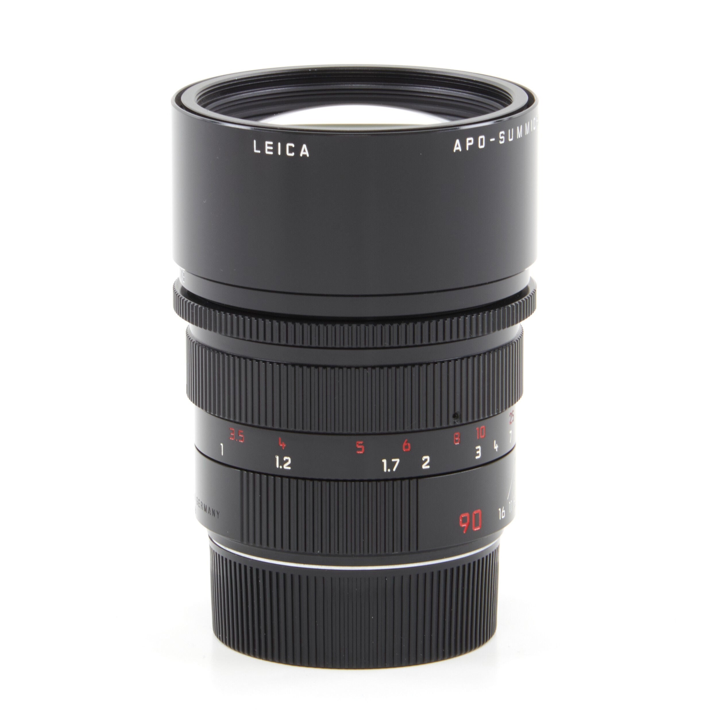 Leica 90mm f2 APO-Summicron-M ASPH Millennium Zwart Lak + Doos