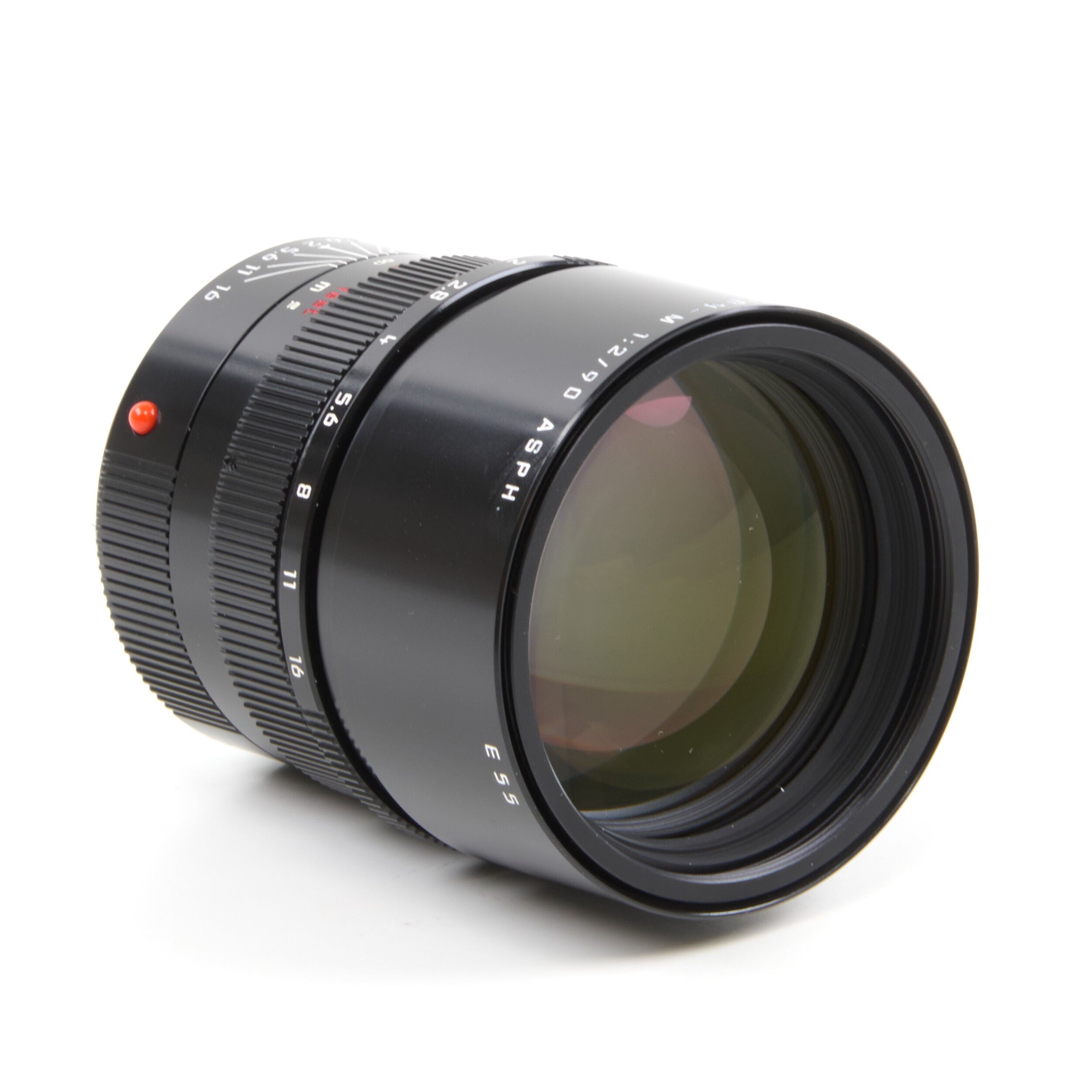 Leica 90mm f2 APO-Summicron-M ASPH Millennium Zwart Lak + Doos