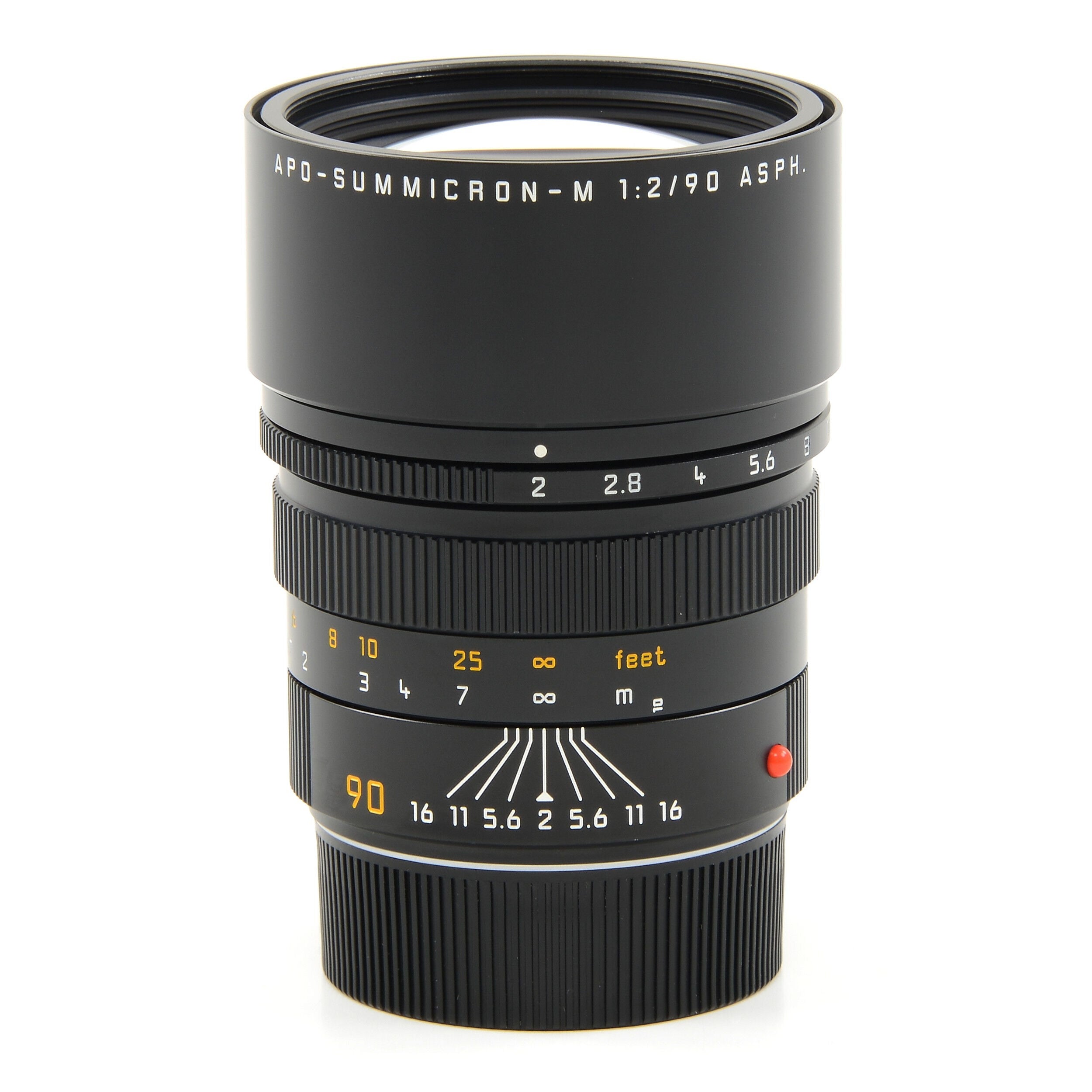 Leica 90mm f2 APO-Summicron-M ASPH "MFD. IN CANADA"