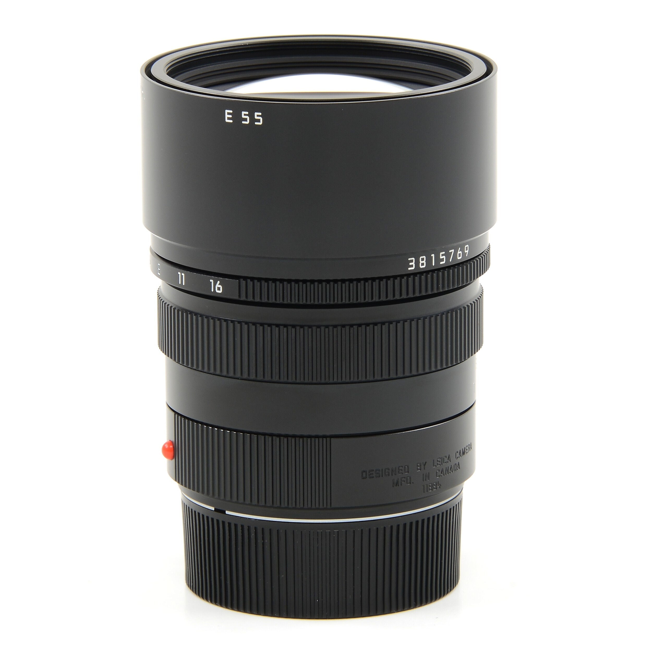 Leica 90mm f2 APO-Summicron-M ASPH "MFD. IN CANADA"