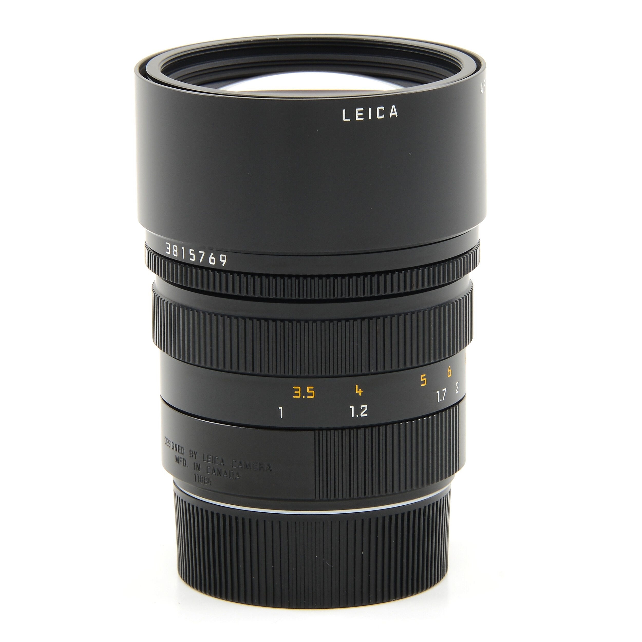 Leica 90mm f2 APO-Summicron-M ASPH "MFD. IN CANADA"