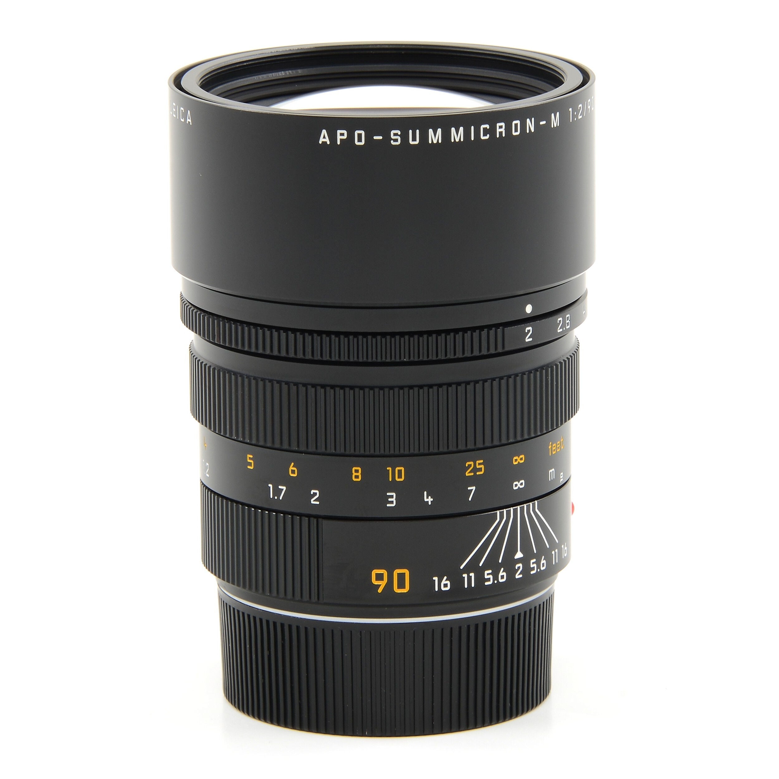 Leica 90mm f2 APO-Summicron-M ASPH "MFD. IN CANADA"