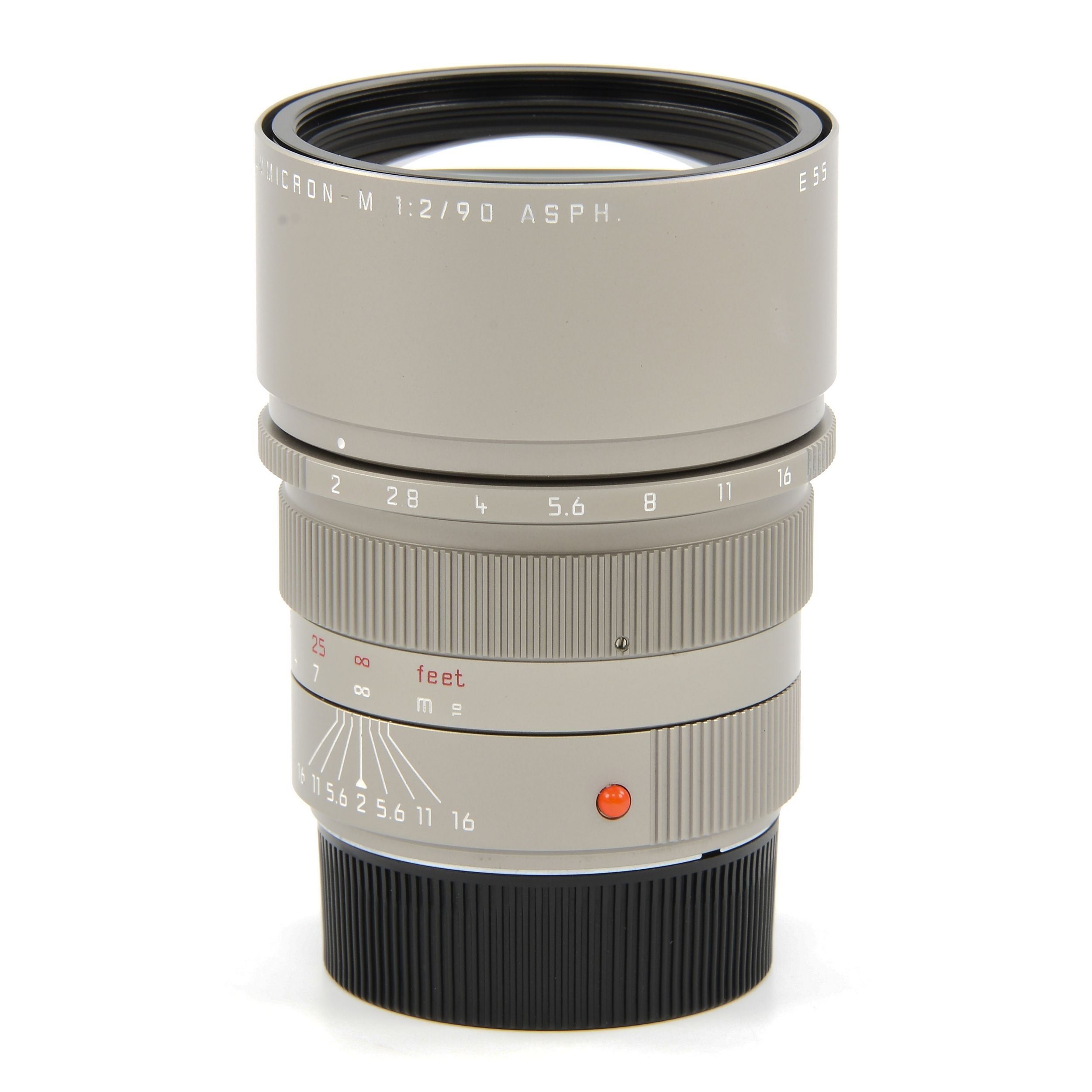 Leica 90mm f2 APO-Summicron-M ASPH Titanium + Doos