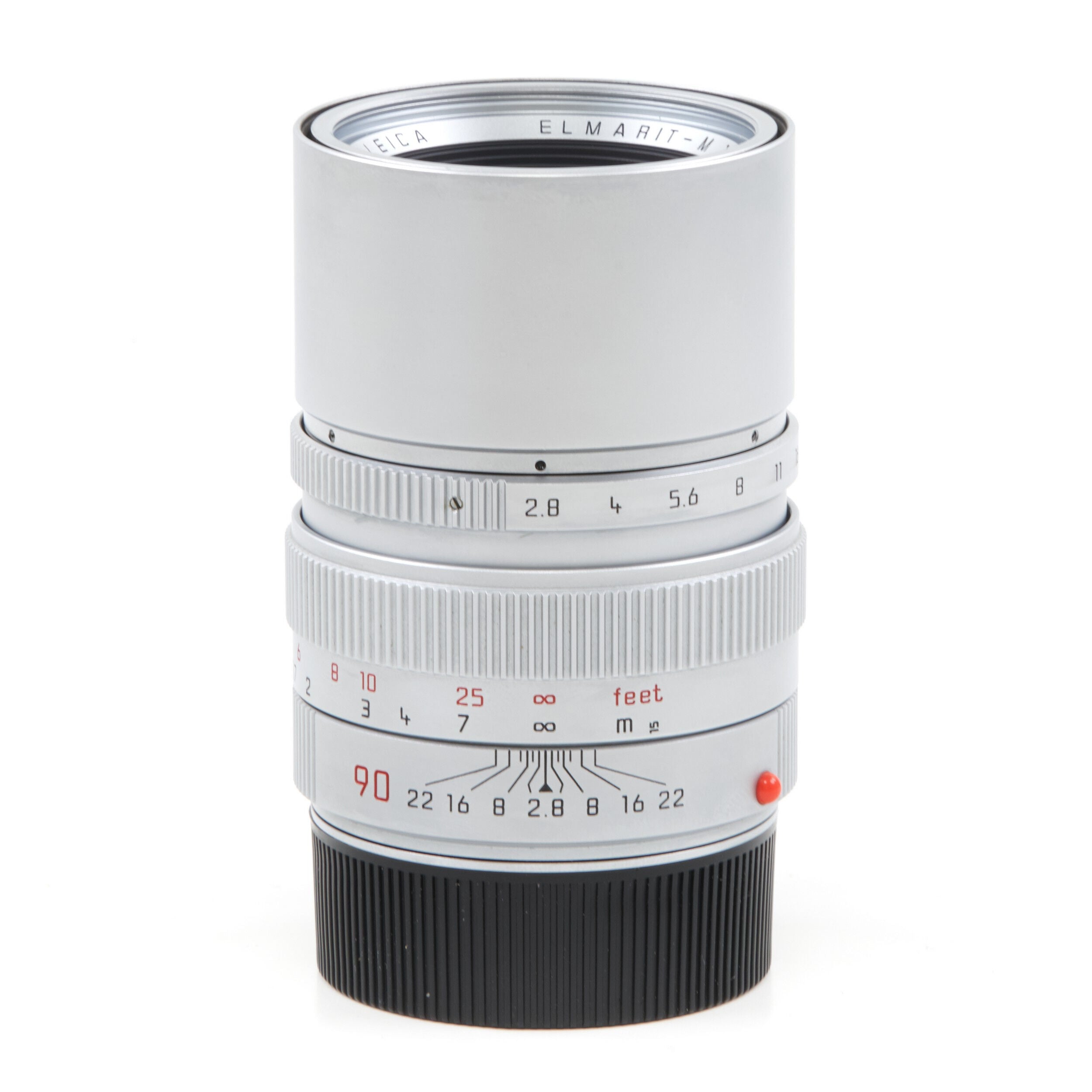 Leica 90mm f2.8 Elmarit-M Chroom 6-Bit + Doos