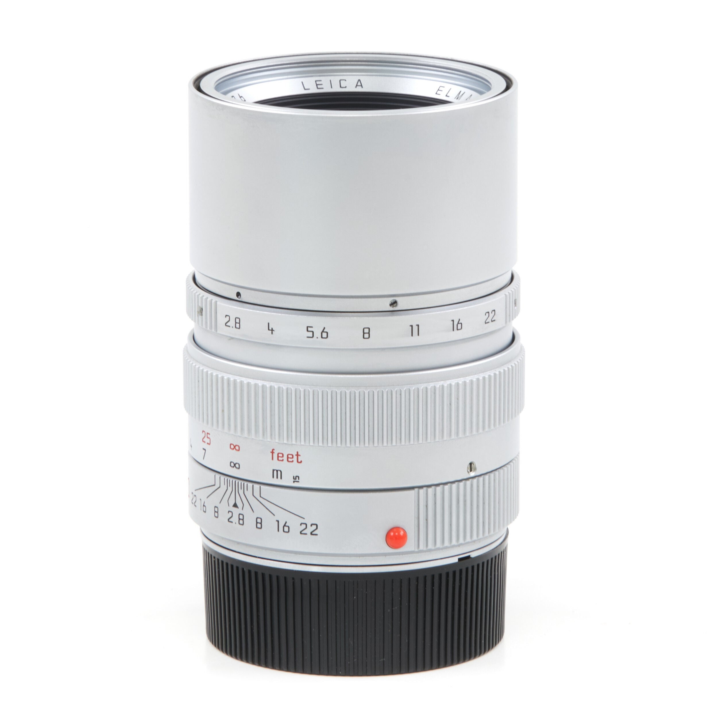 Leica 90mm f2.8 Elmarit-M Chroom 6-Bit + Doos