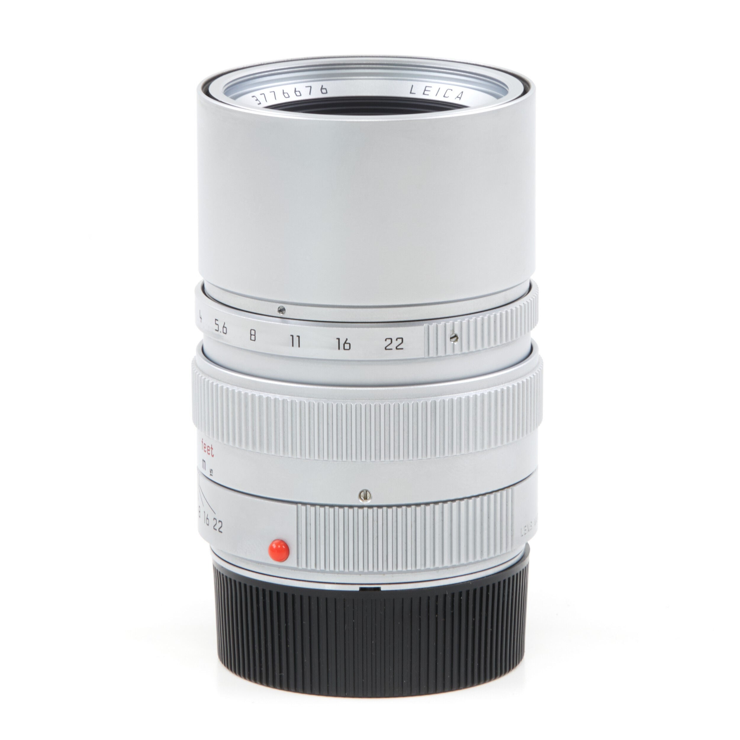 Leica 90mm f2.8 Elmarit-M Chroom 6-Bit + Doos