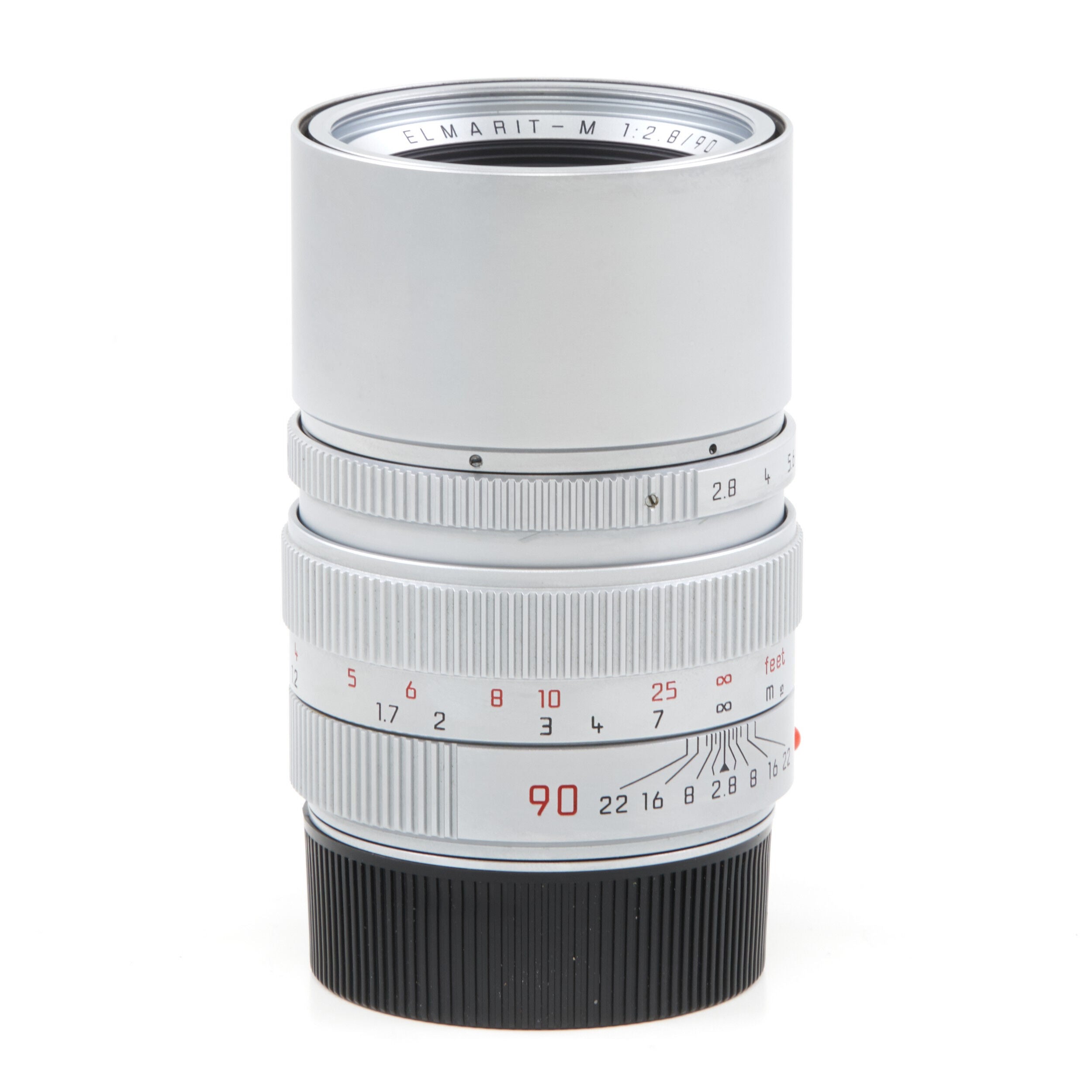 Leica 90mm f2.8 Elmarit-M Chroom 6-Bit + Doos