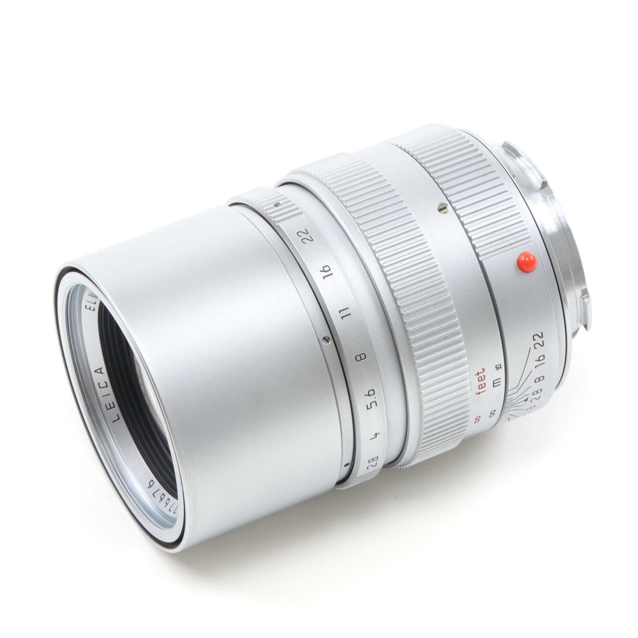 Leica 90mm f2.8 Elmarit-M Chroom 6-Bit + Doos