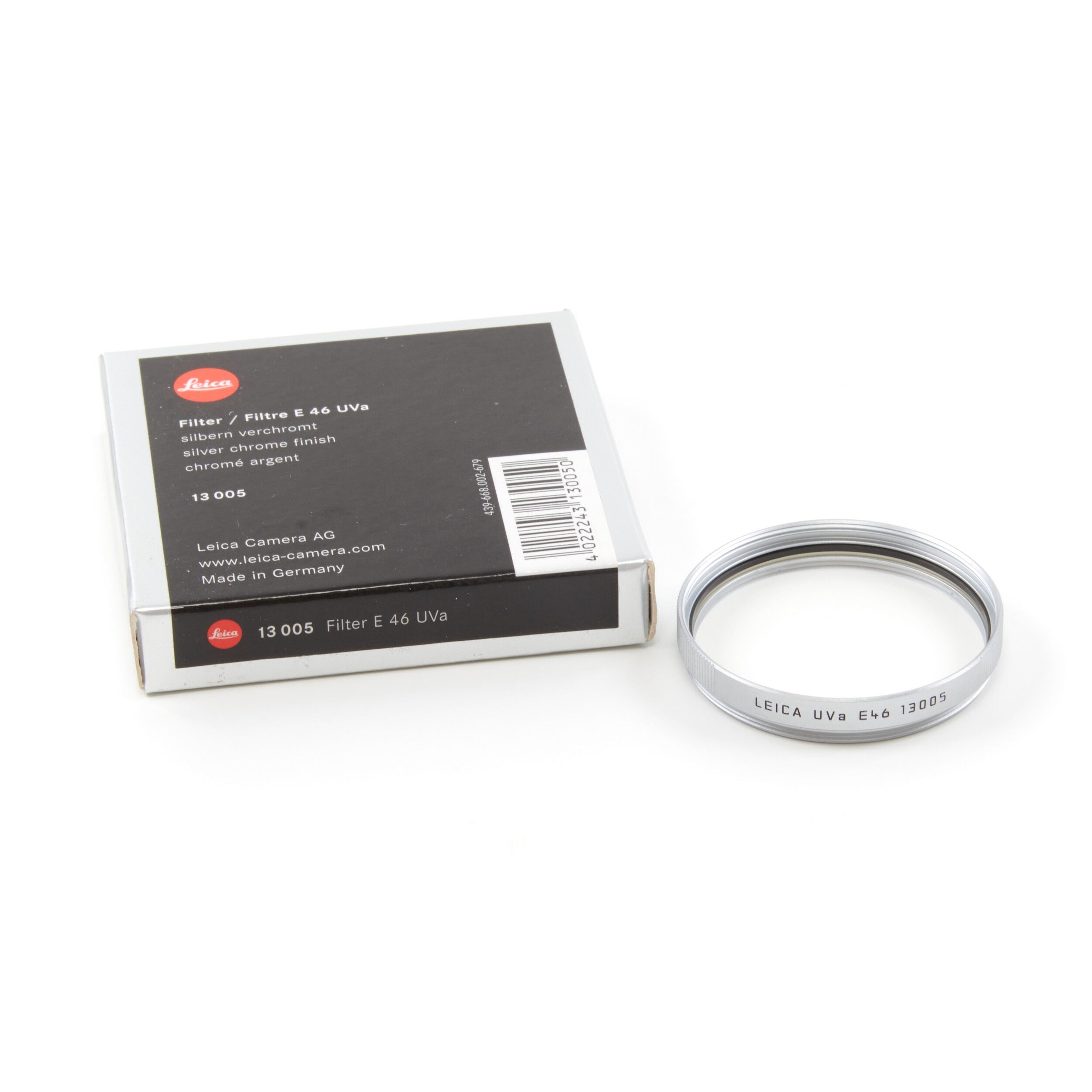 Leica E46 UVA Filter Chroom + Doos