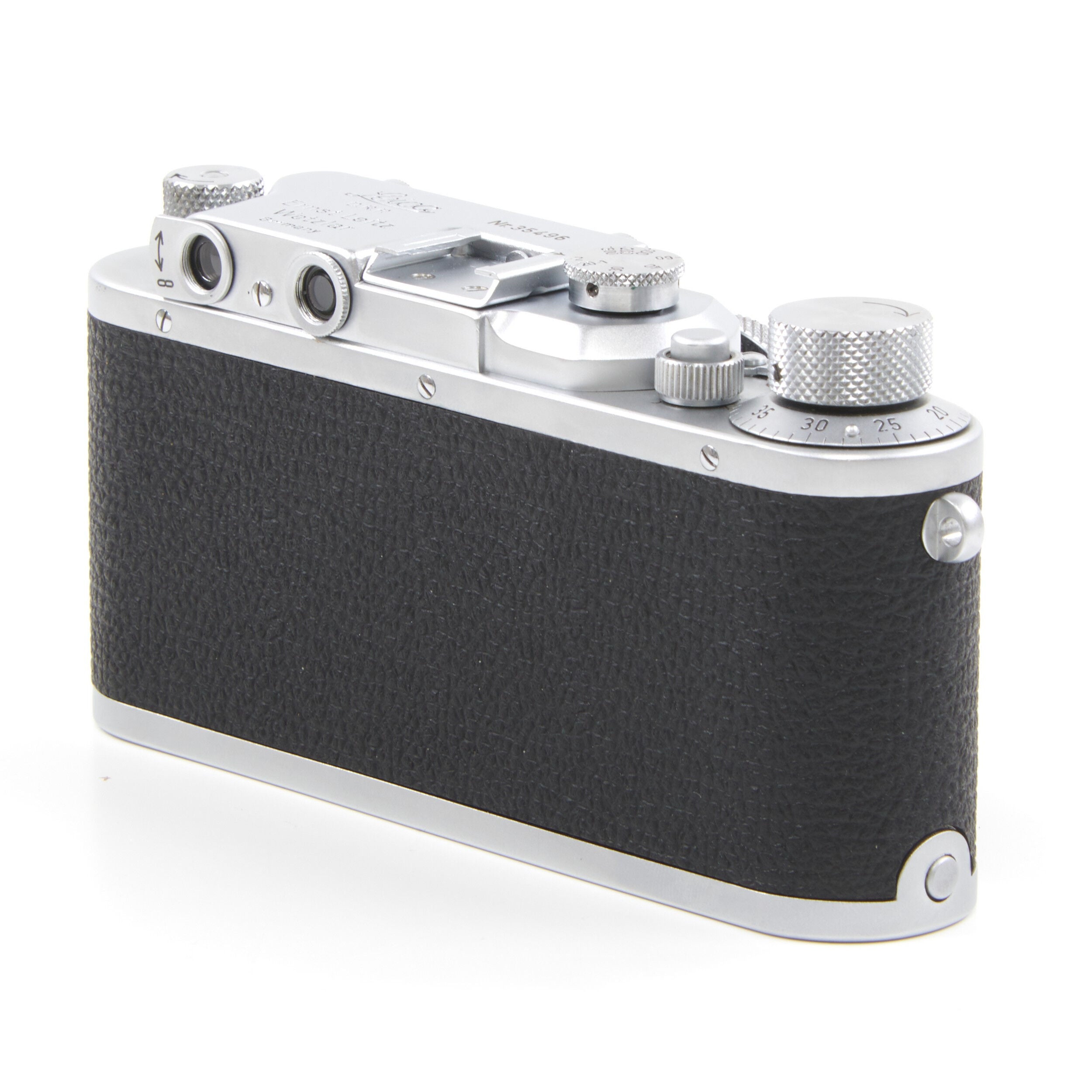 Leica I Conversie III Chroom + 50 mm f3.5 Elmar Korte Tubus