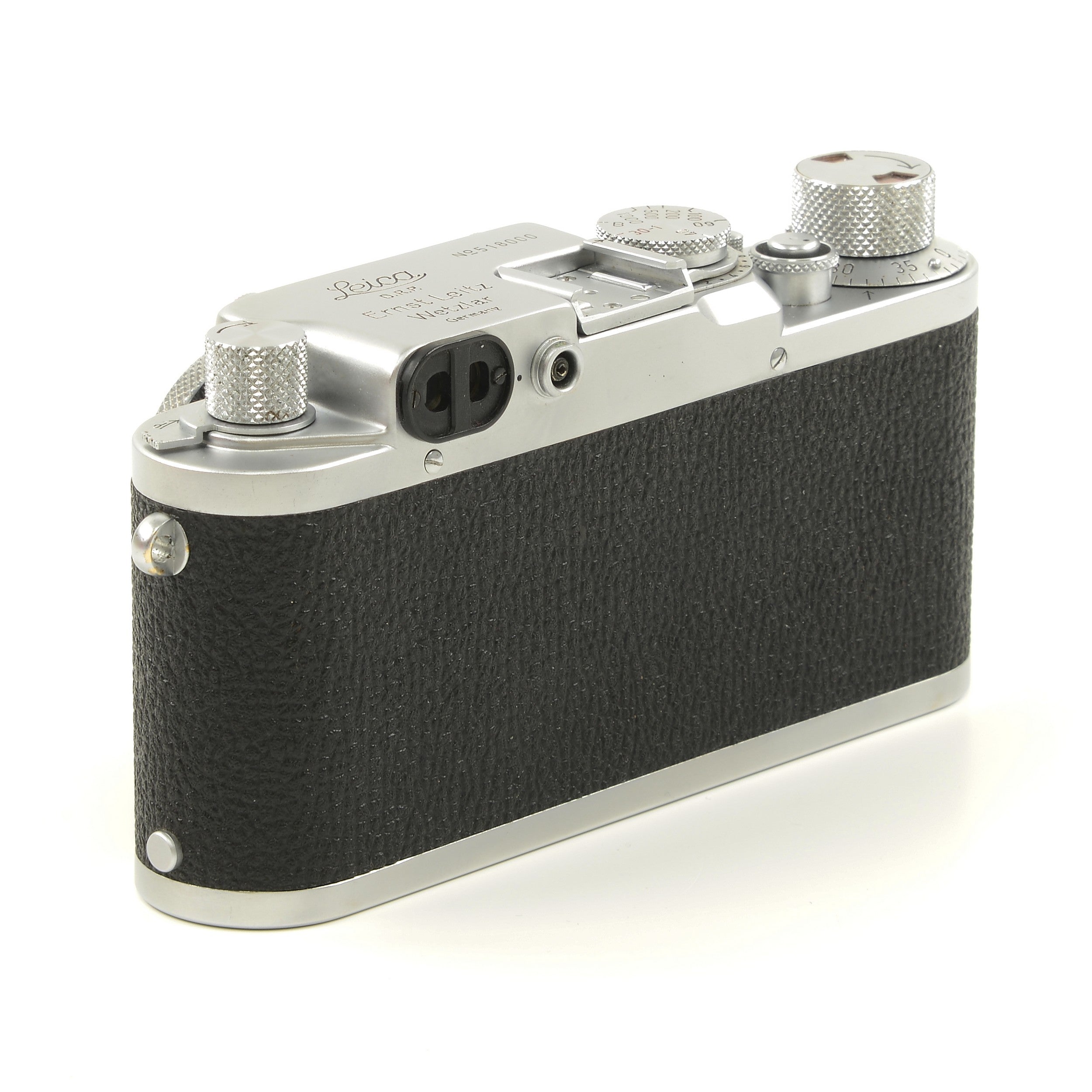 Leica IIIC Conversie IIIF + Leitz 50mm f3.5 Elmar + Doos Extreem Mooi Nummer!!!