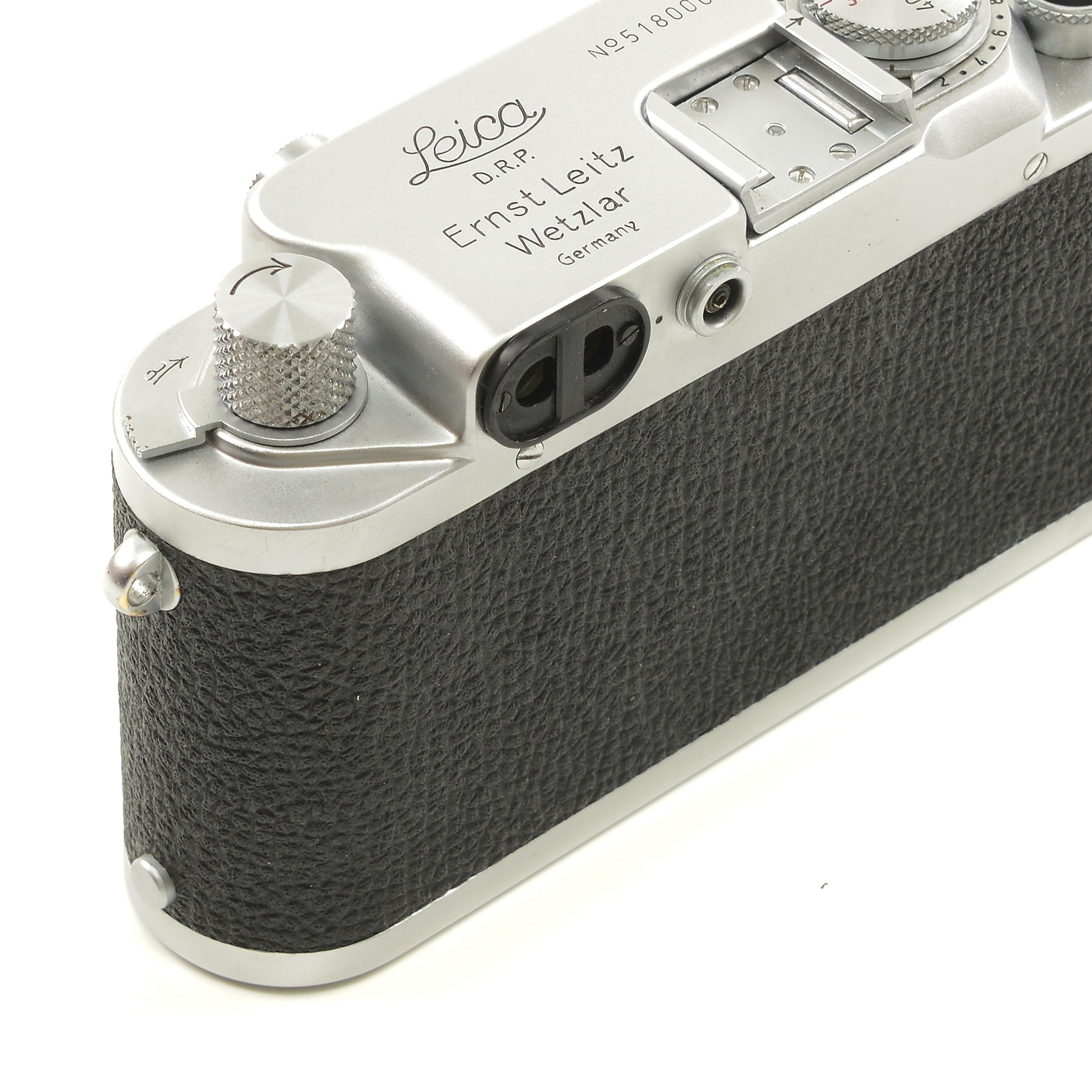 Leica IIIC Conversie IIIF + Leitz 50mm f3.5 Elmar + Doos Extreem Mooi Nummer!!!