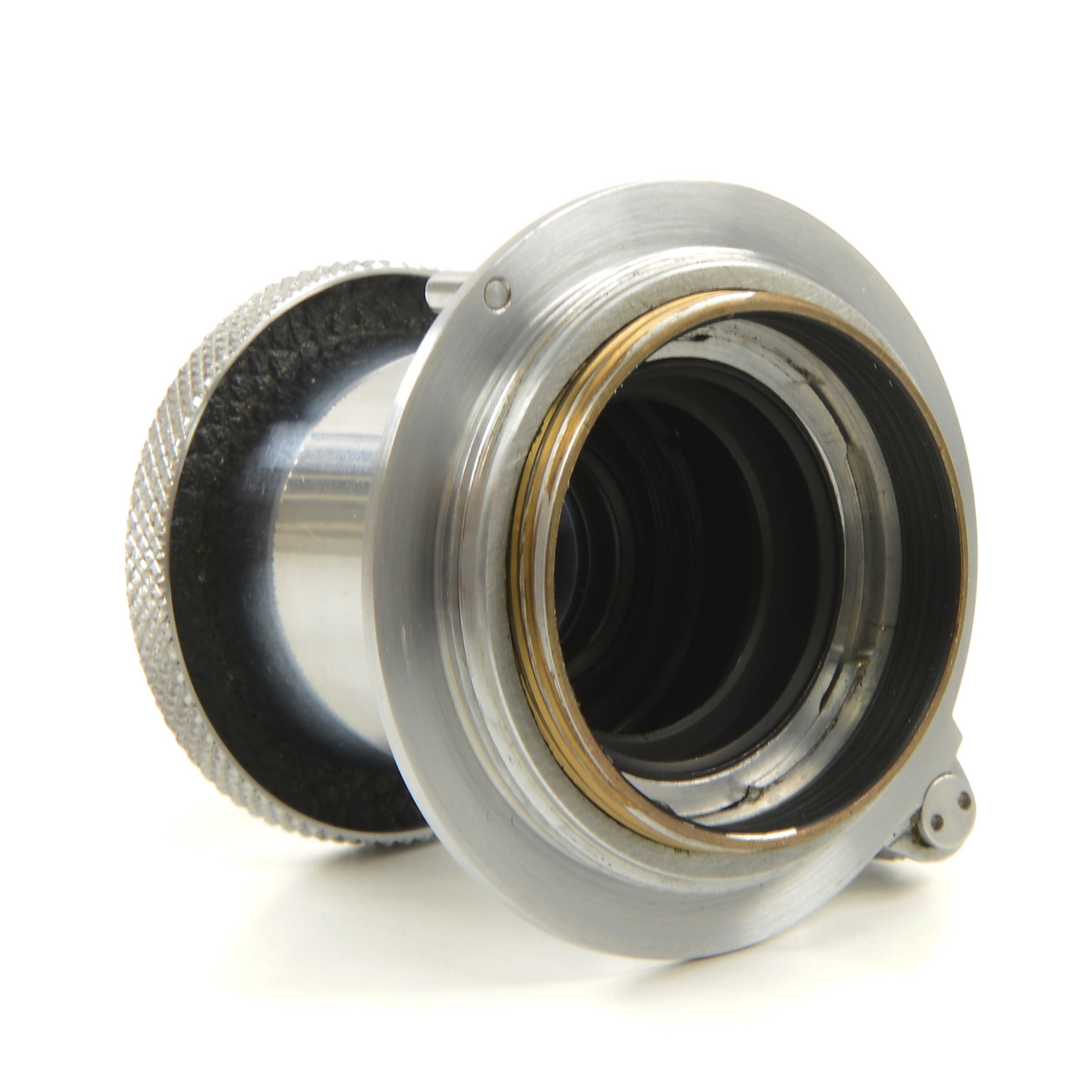 Leica IIIC Conversie IIIF + Leitz 50mm f3.5 Elmar + Doos Extreem Mooi Nummer!!!