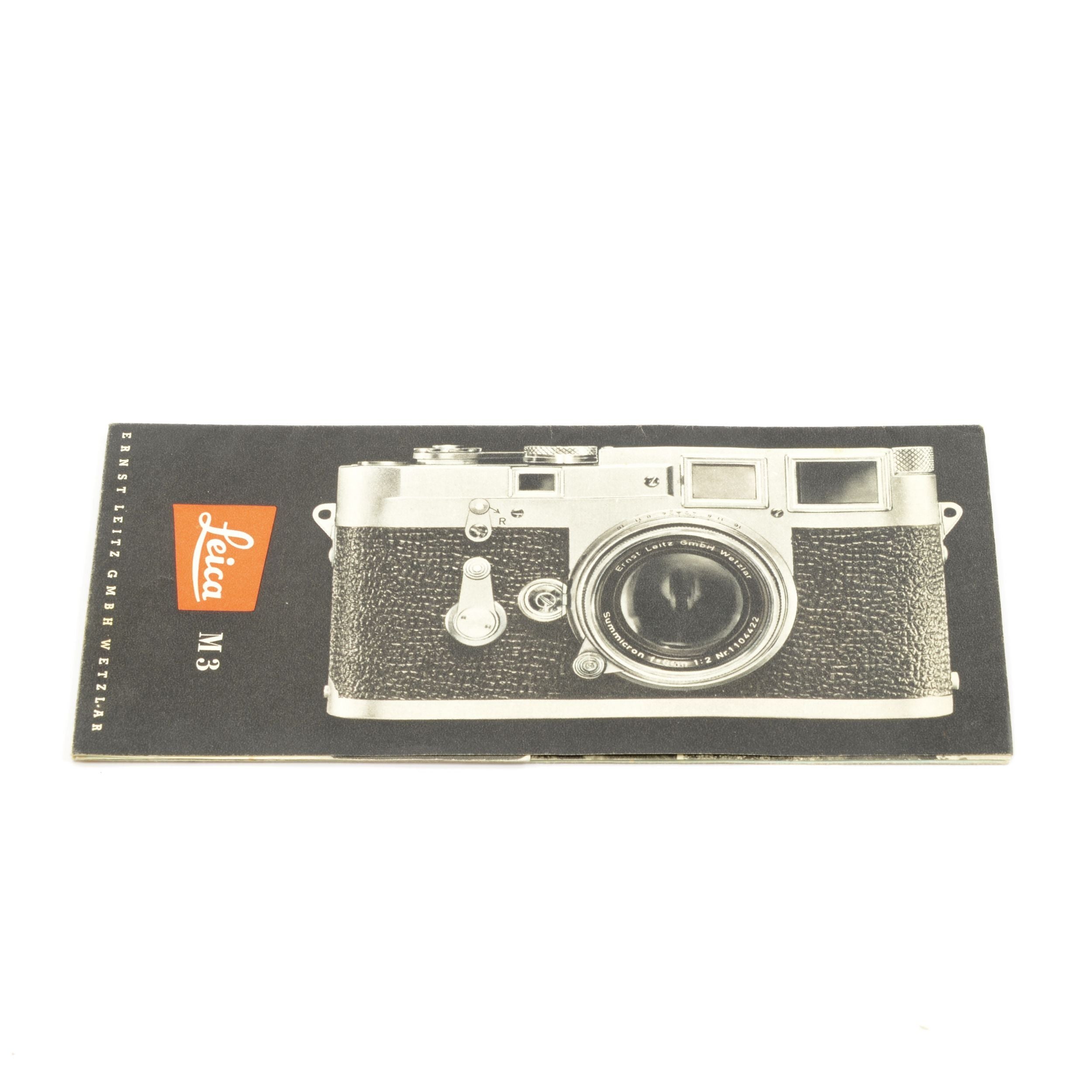 Leica M3 (1954) Folder Engels VS