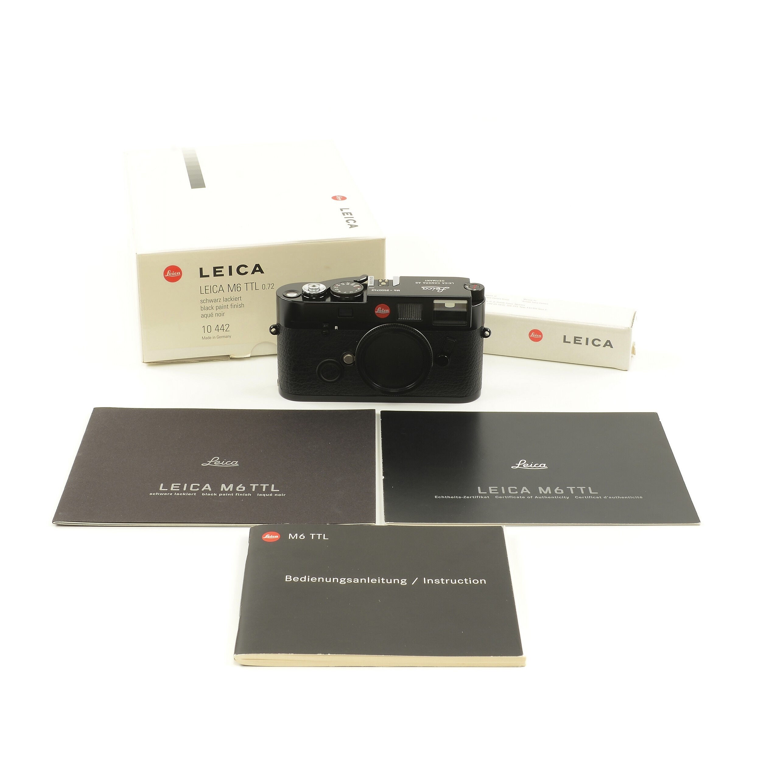 Leica M6 TTL Millennium Black Paint + Doos