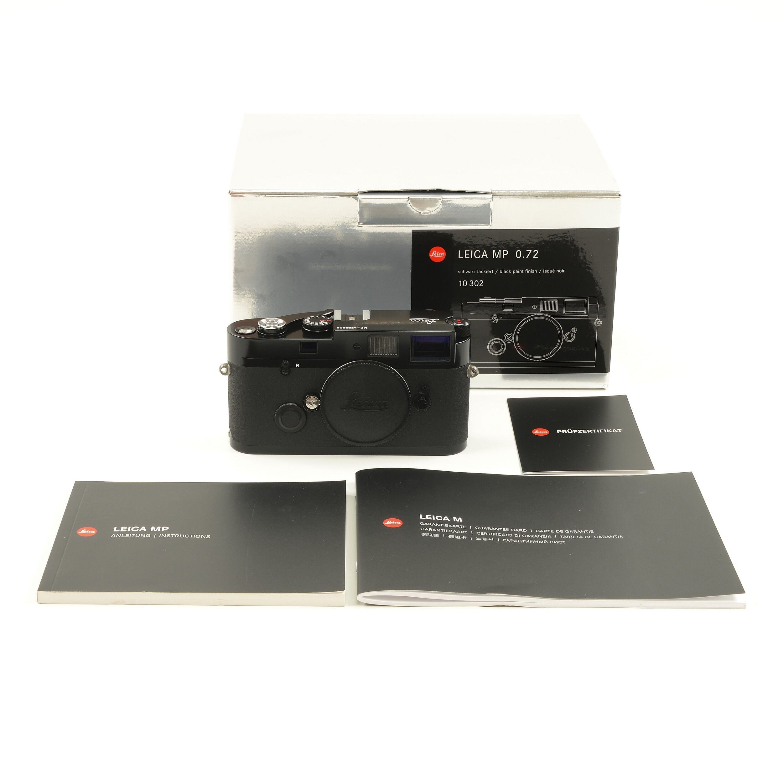 Leica MP 0.72 Black Paint + Doos