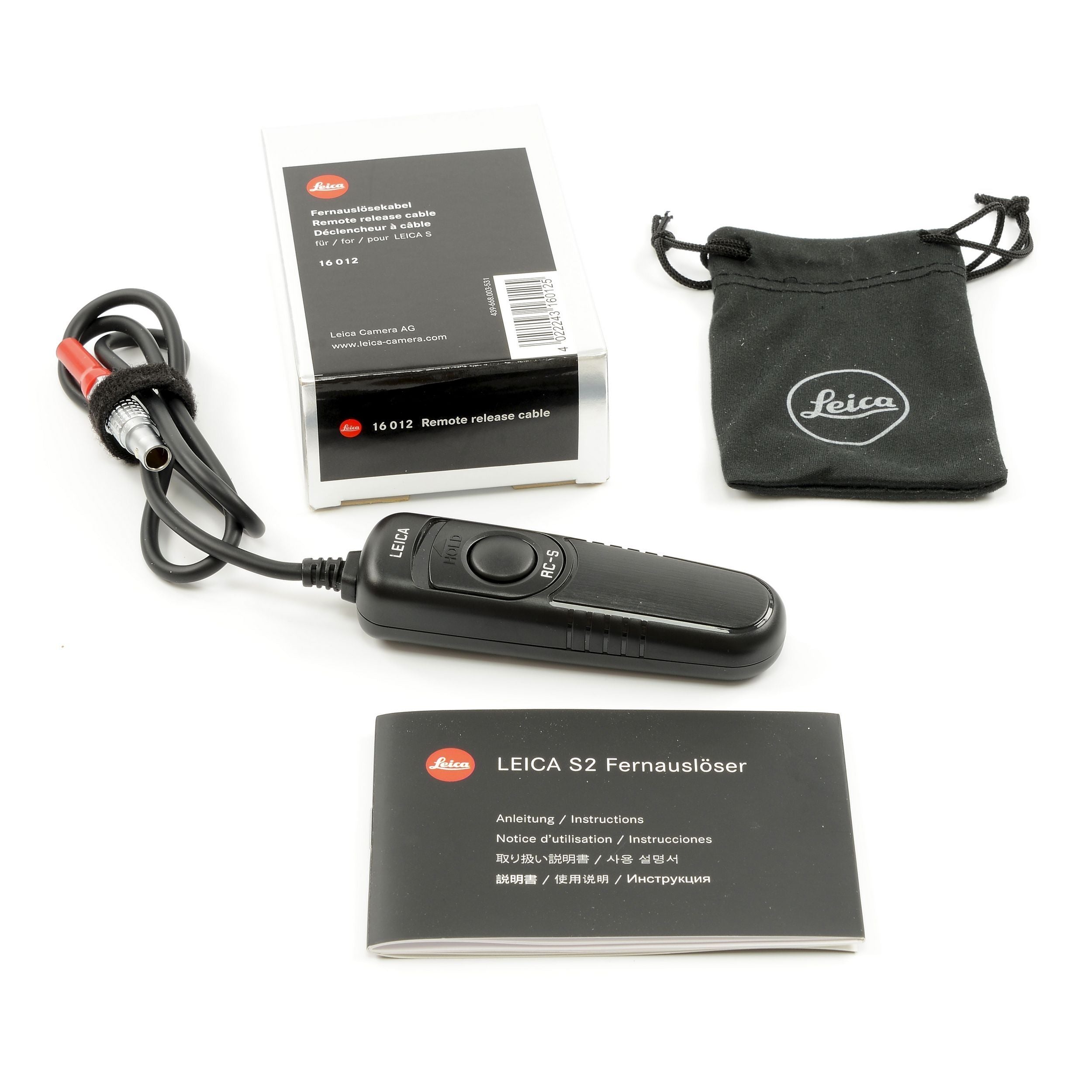Leica Remote Release Cable S + Doos