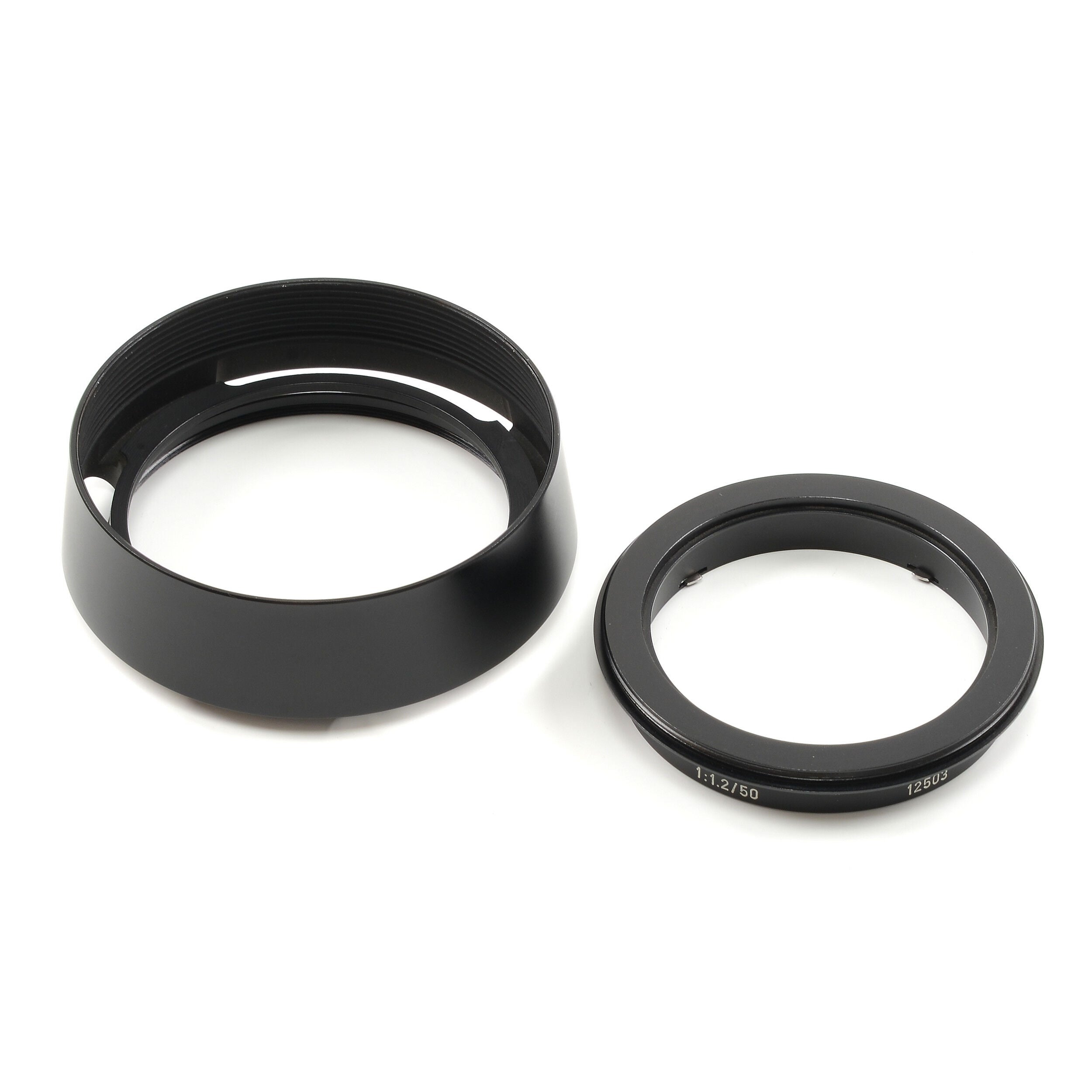 Leitz 12503 Zonnekap Met Doos Voor Noctilux 50mm f1.2 Zeer Zeldzaam