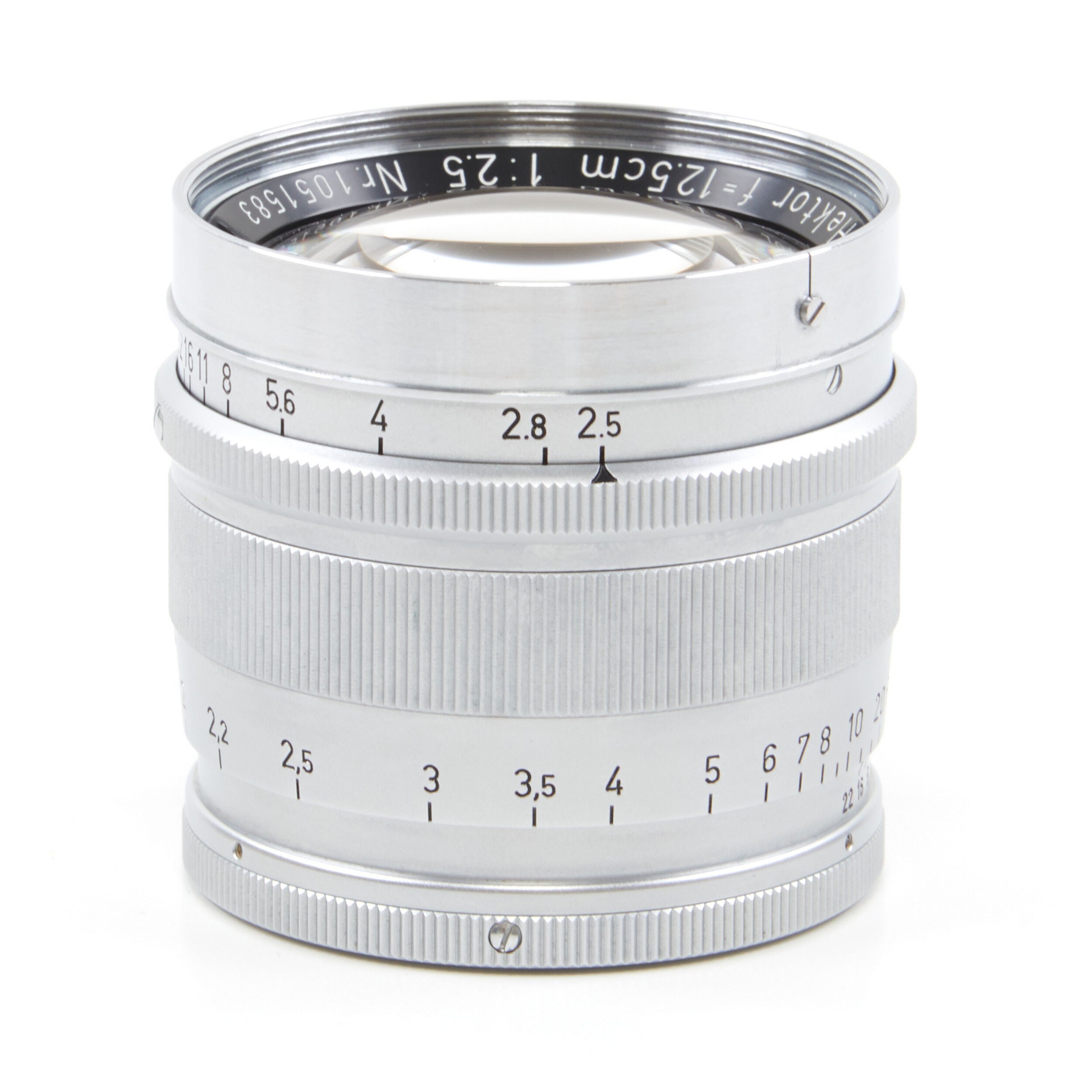 Leitz 125mm f2.5 Hektor Voor Visoflex + Doos