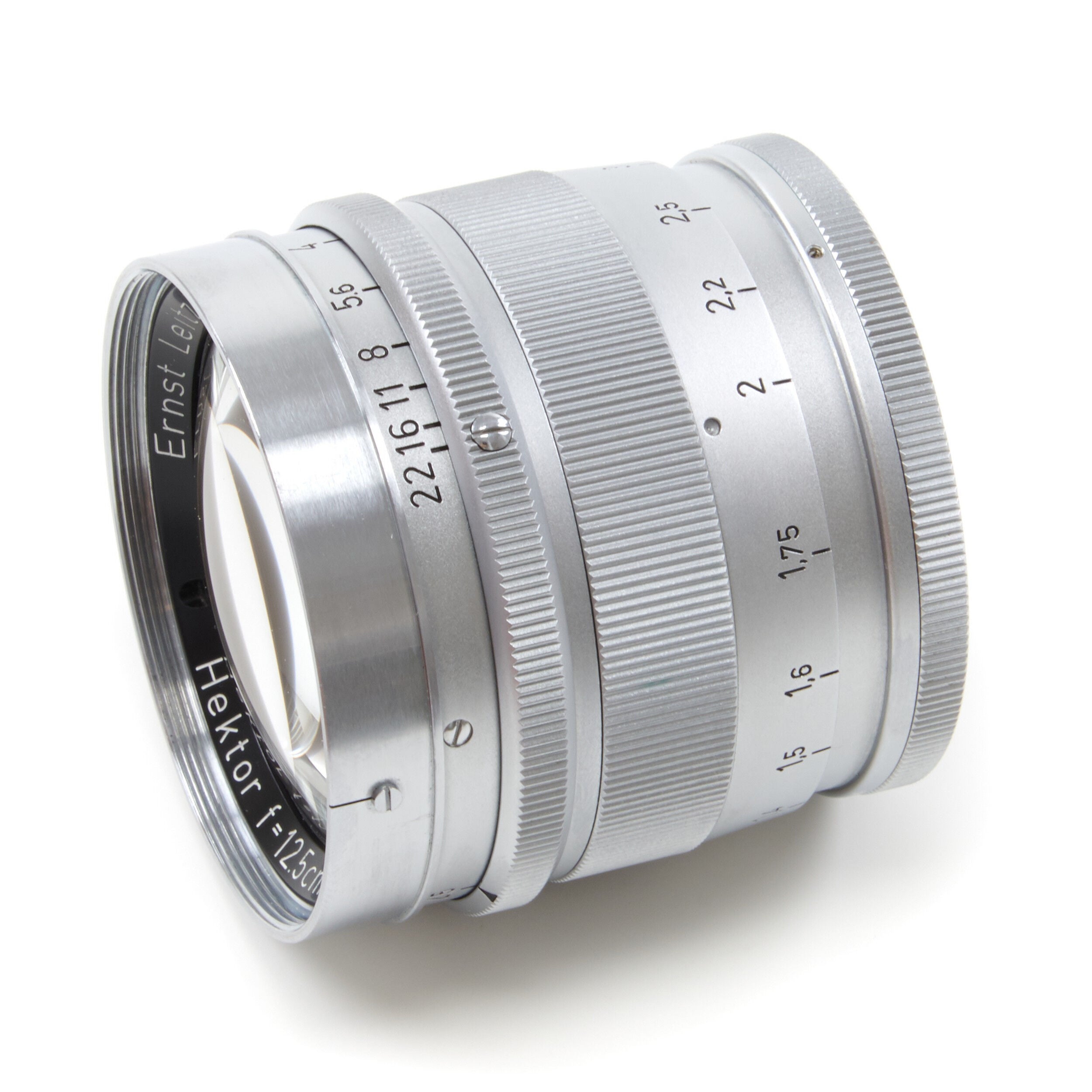 Leitz 125mm f2.5 Hektor Voor Visoflex + Doos