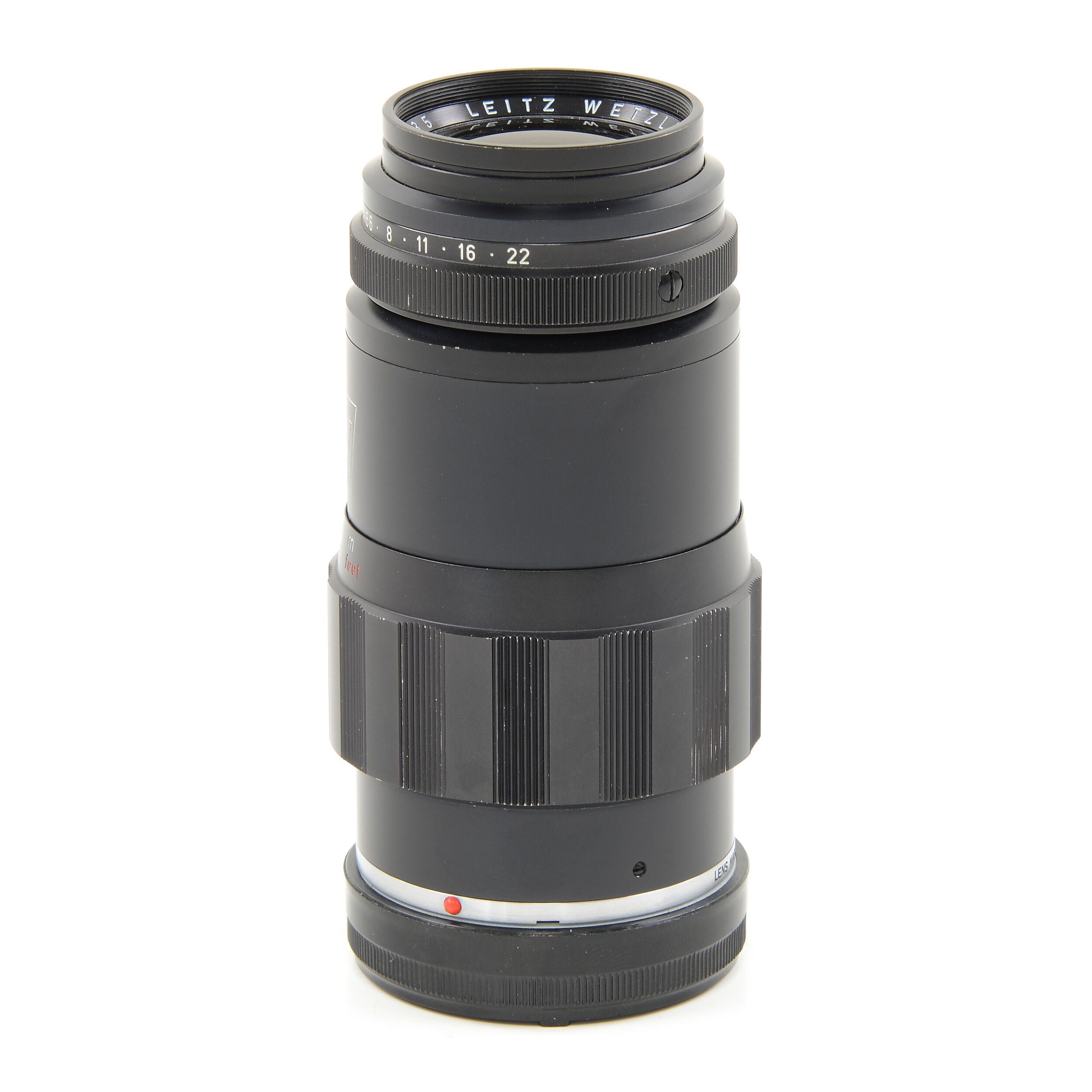 Leitz 135mm f4 Elmar In Tele-Elmar Behuizing Pre-serie Zeldzaam